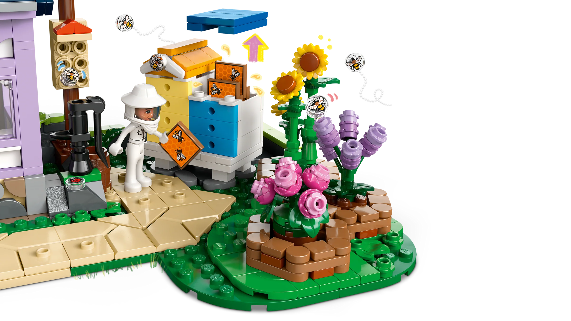 LEGO 42669 Friends Casa degli apicoltori e giardino fiorito - Image 4
