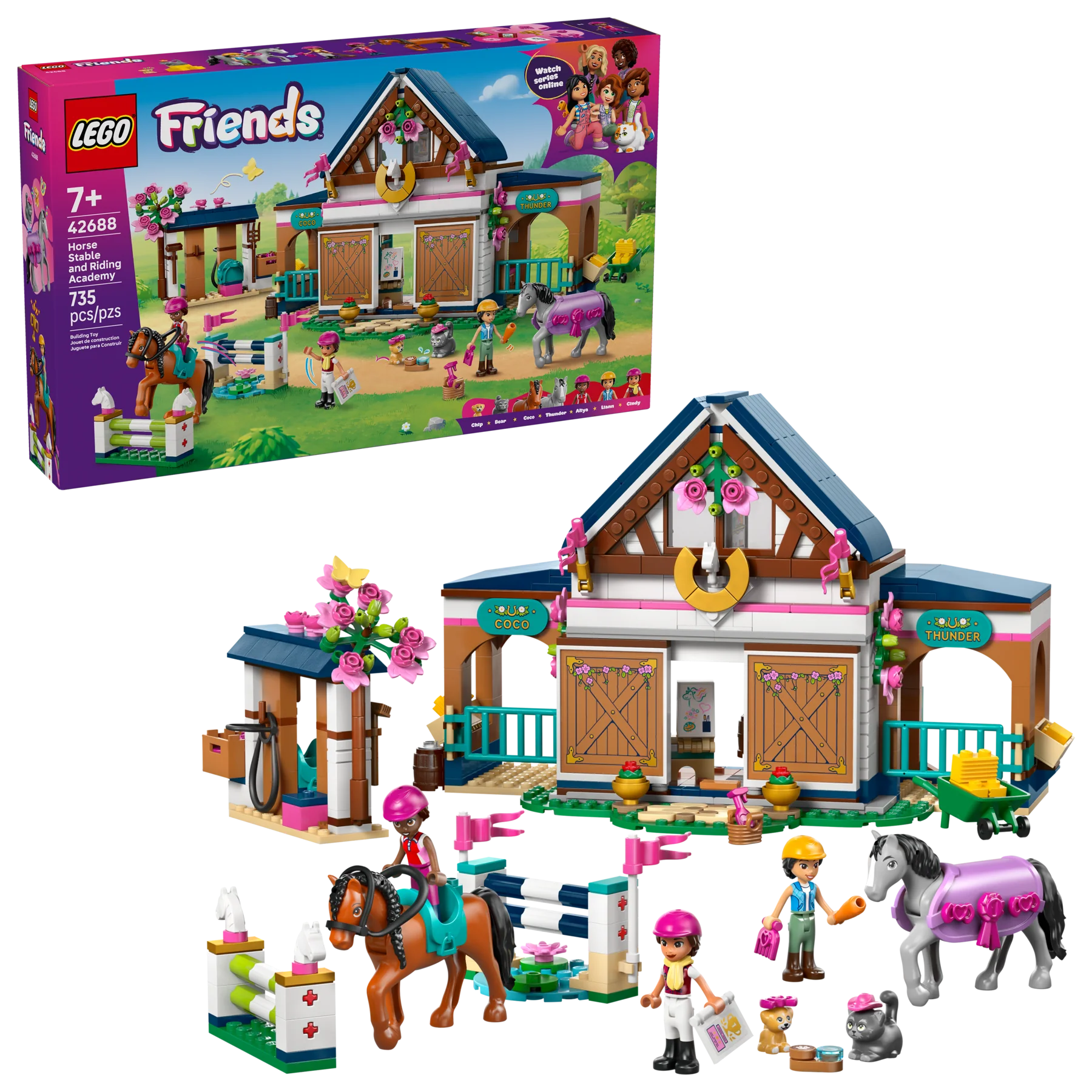 LEGO 42688 Friends Scuderia e Accademia di equitazione - Image 2