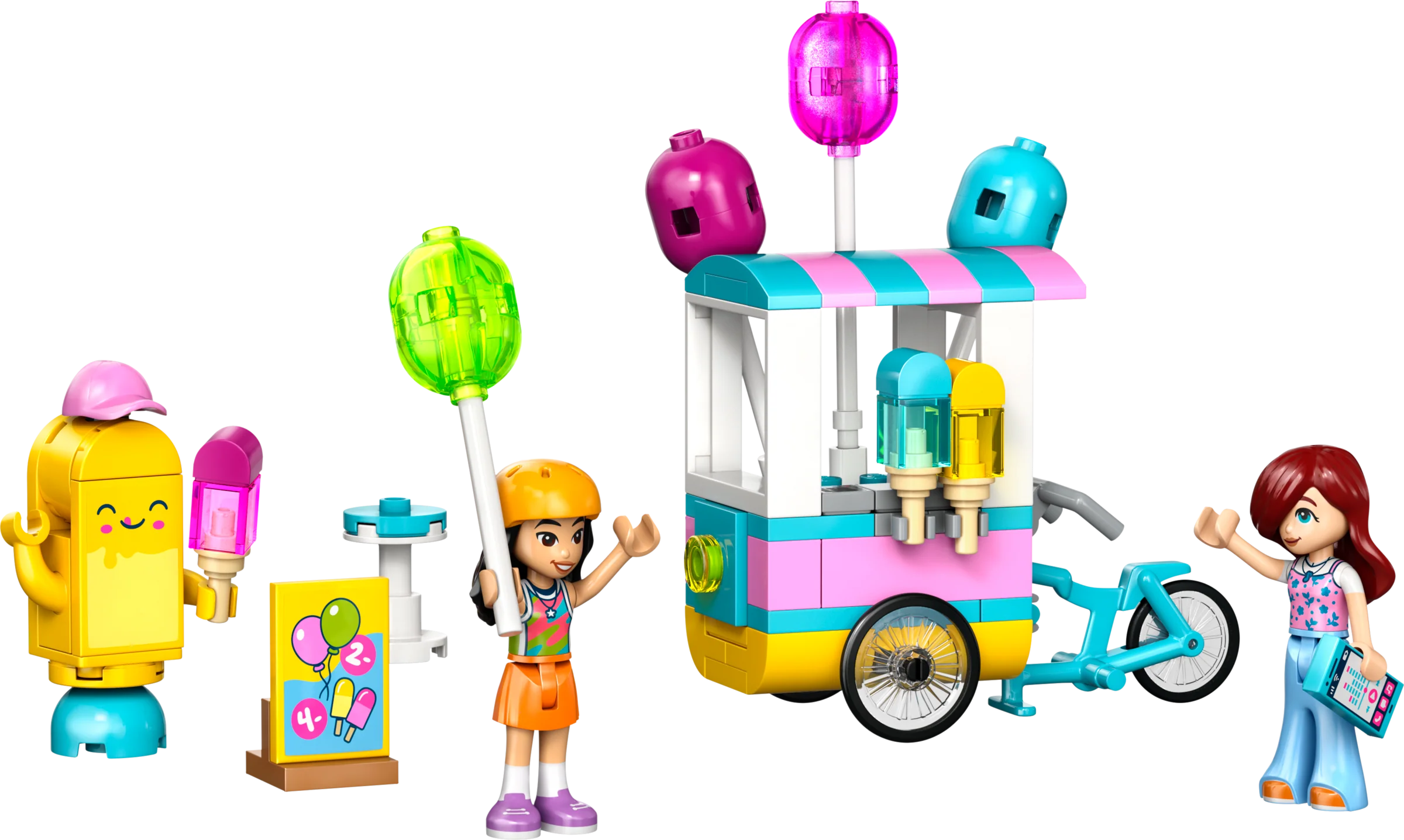 LEGO 42692 Friends Bancarella dei gelati con palloncini