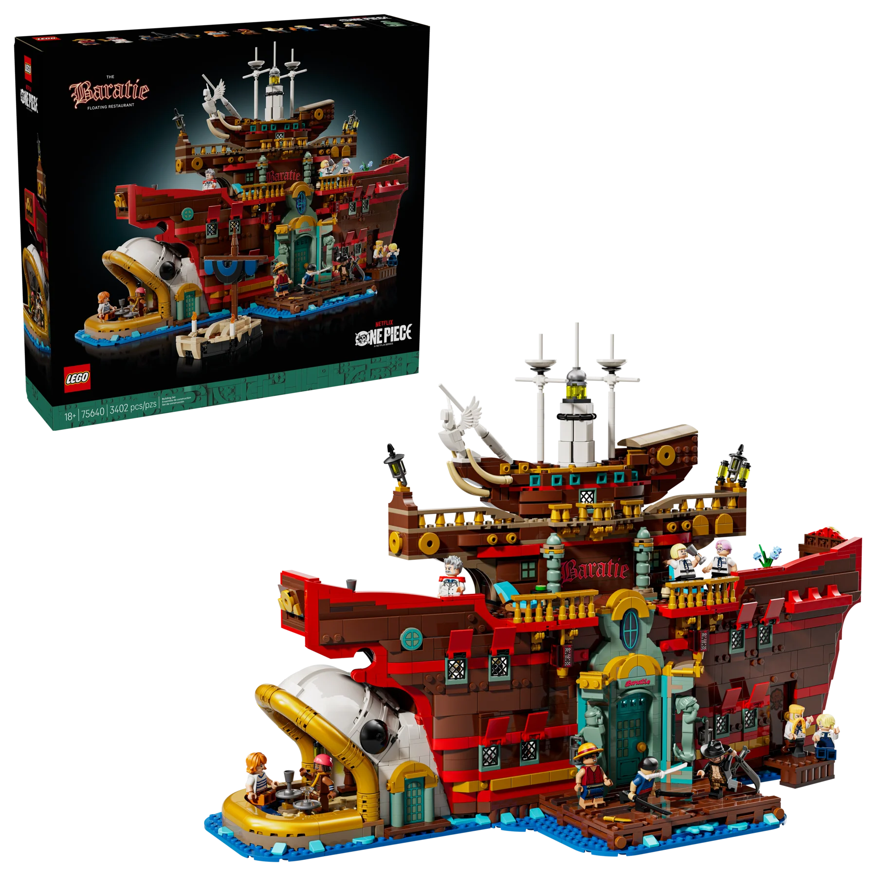 LEGO 75640 One Piece Baratie, il ristorante galleggiante - Image 2