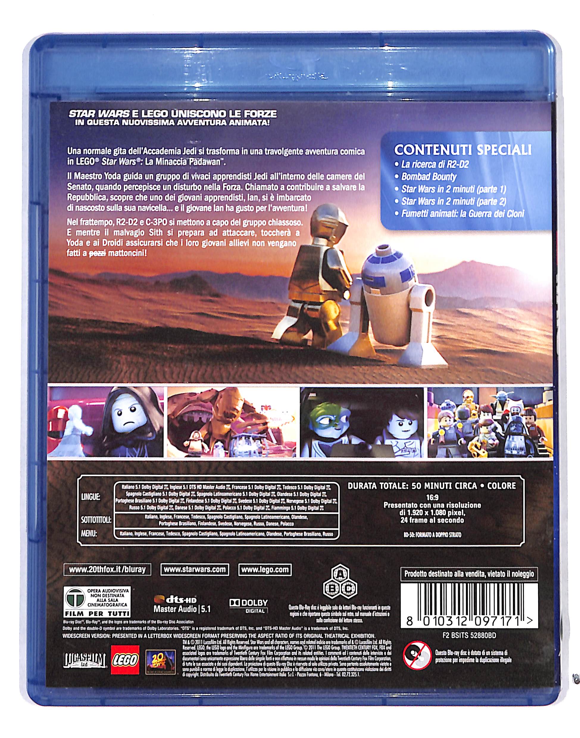 EBOND LEGO Star Wars la Minaccia Padawan BLURAY DB689710 - Image 2