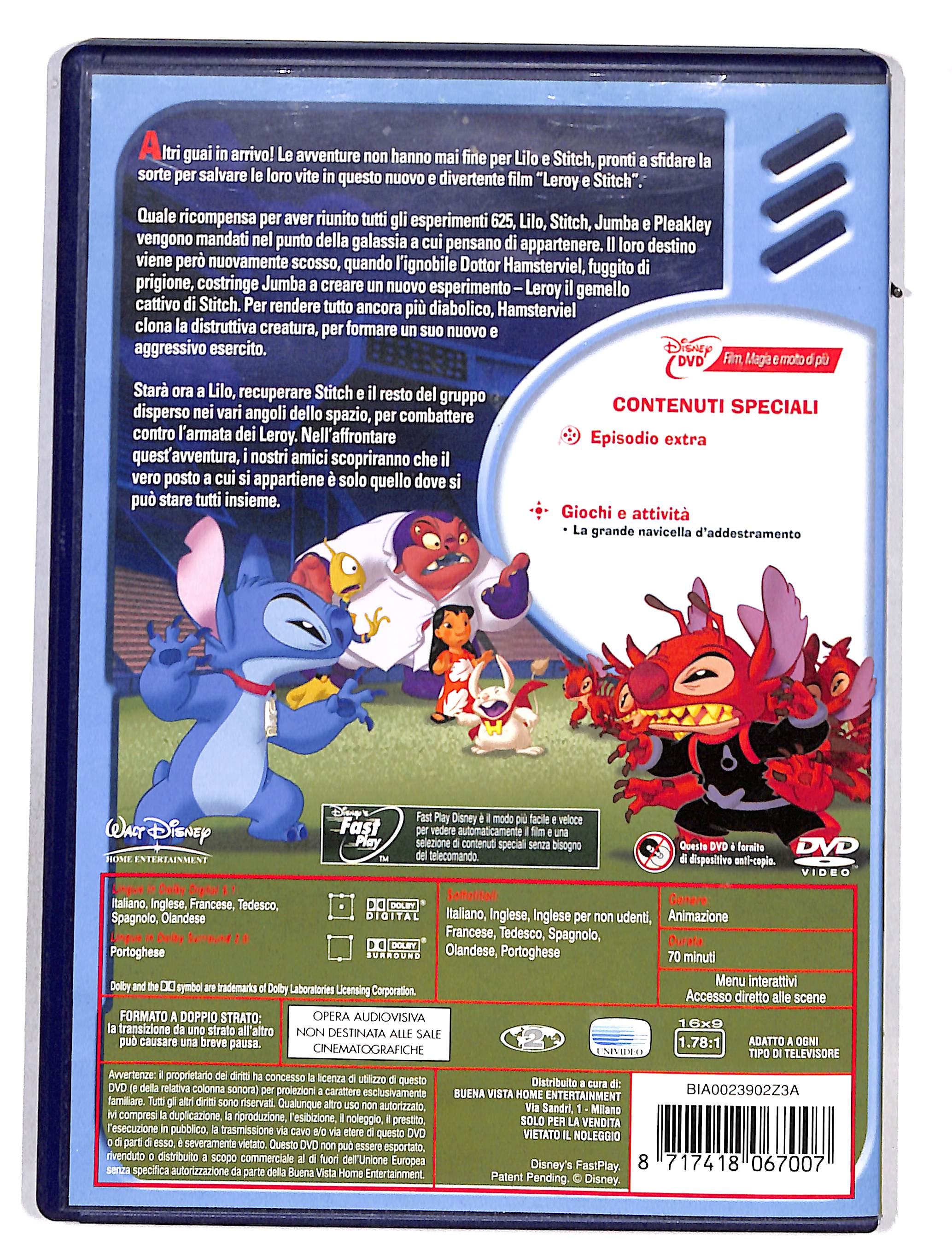 EBOND Leroy & Stitch NOLEGGIO DVD DB740811 - Image 2