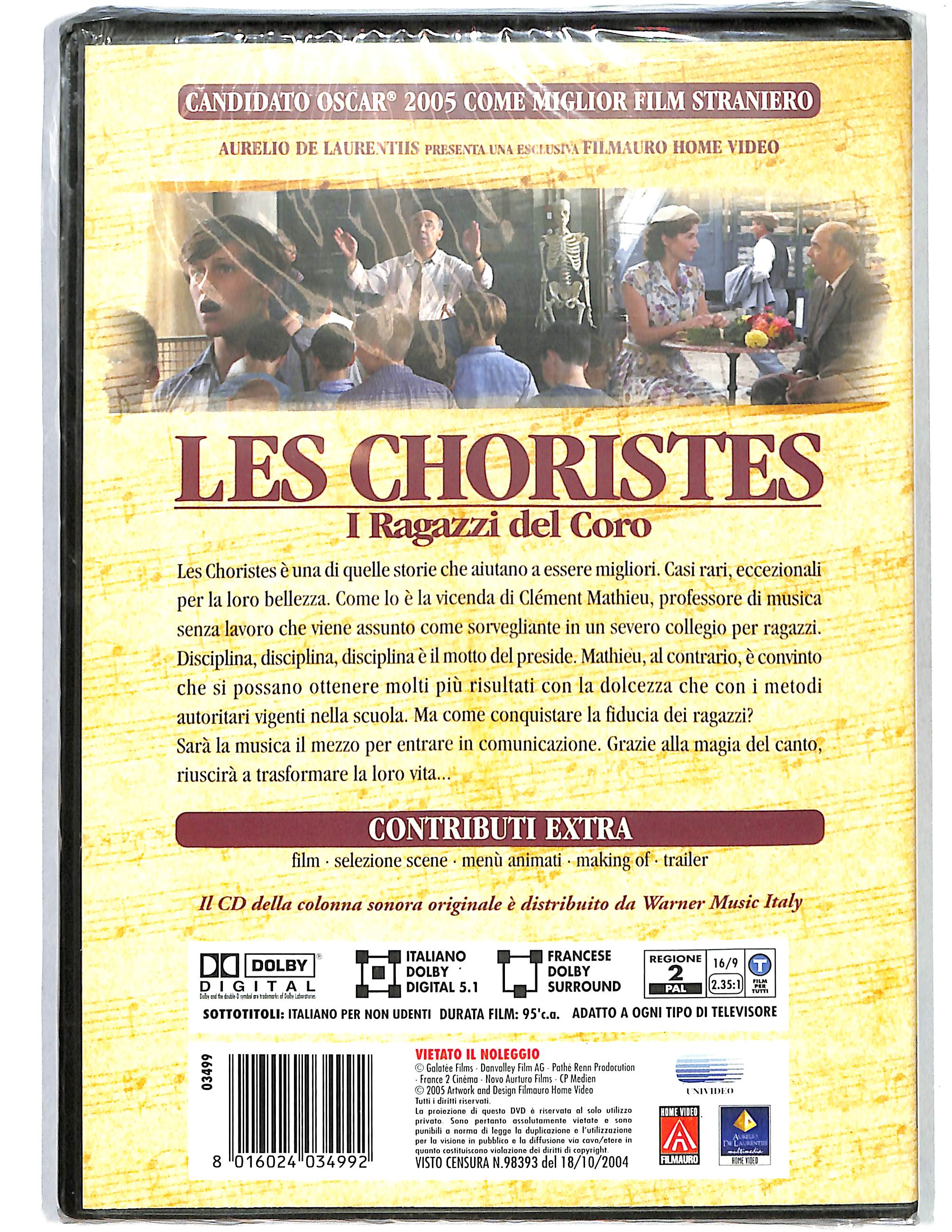 EBOND Les Choristes I ragazzi del coroLes NOLEGGIO DVD DB756349 - Image 2