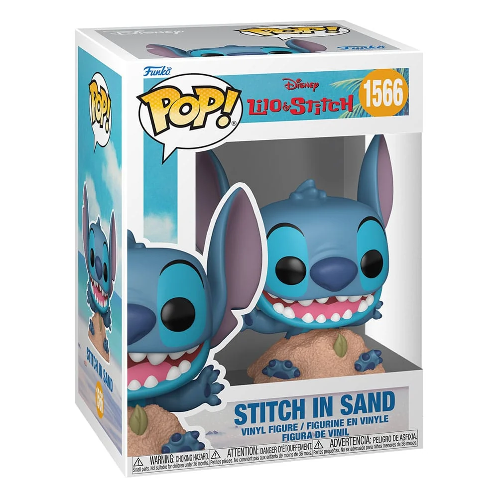 LILO & STITCH POP! VINYL FIGURE STITCH IN SAND 9 CM P039654 - Image 2