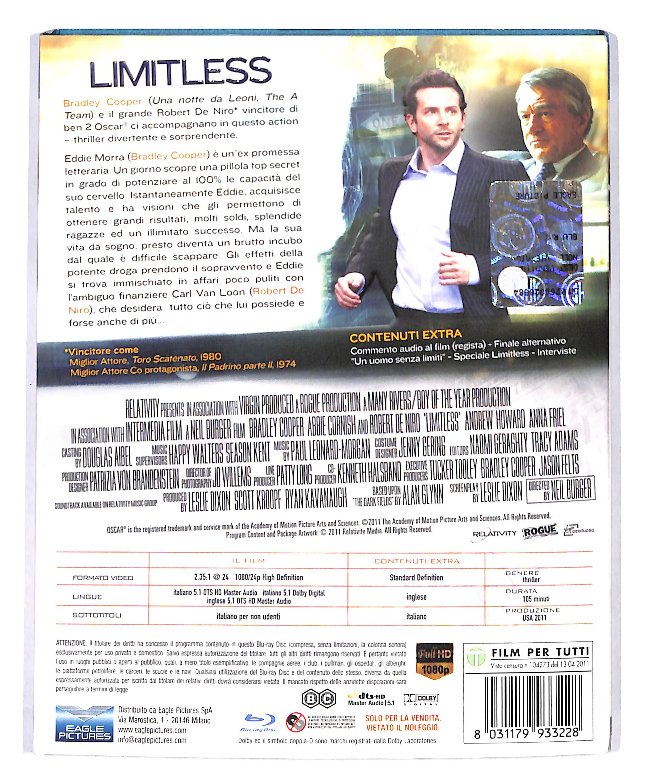 EBOND Limitless SLIPCASE BLURAY BLURAY DB690721 - Image 2