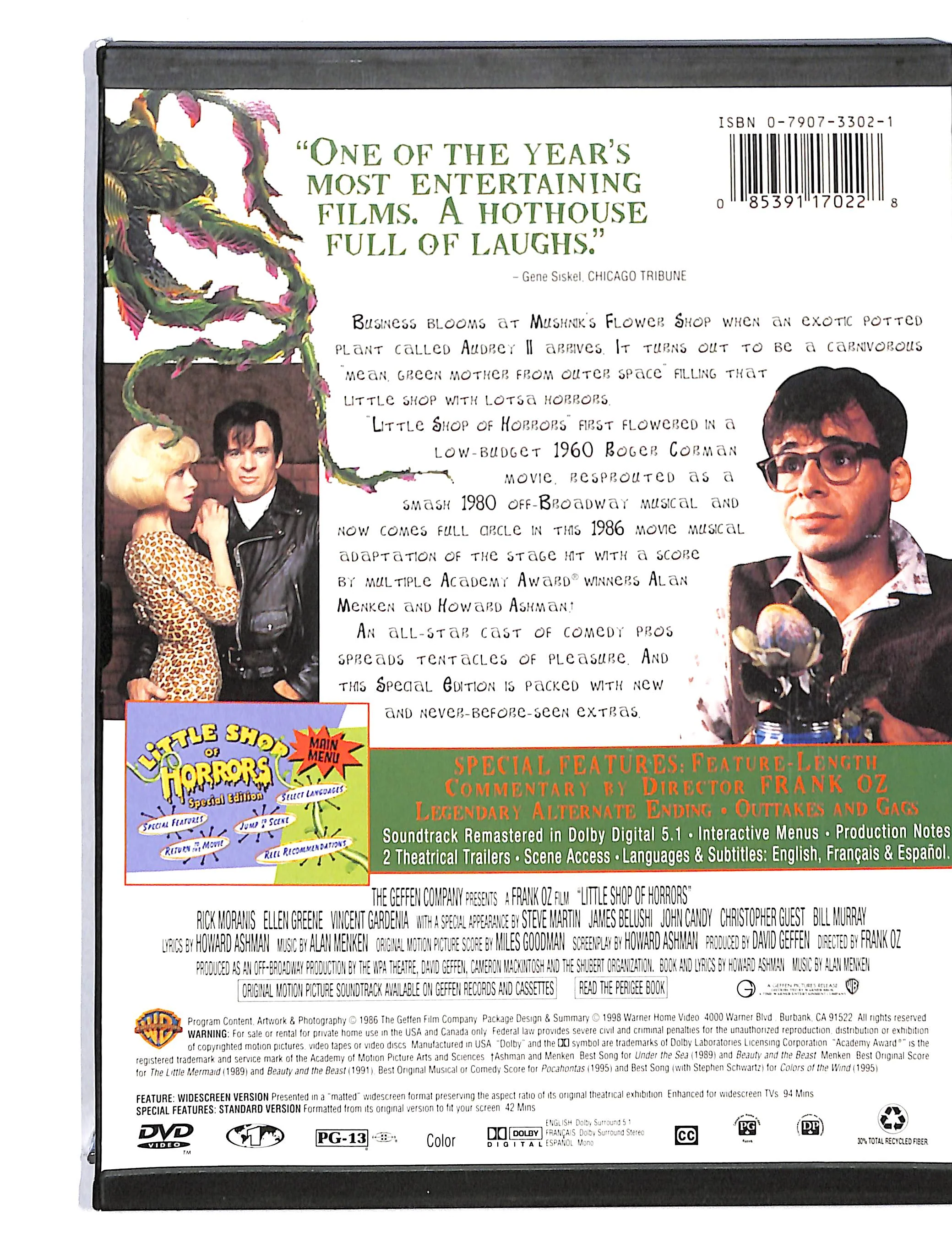 EBOND Little Shop of Horrors EDIZIONE SPECIALE USA SNAPPER DVD DB738139 - Image 2
