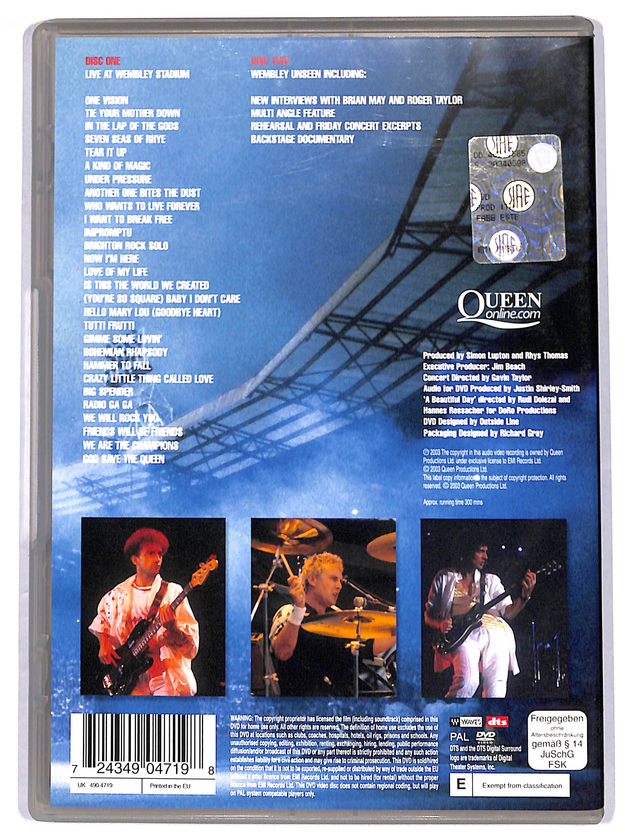 EBOND live at wembley stadium DVD DB744202 - Image 2