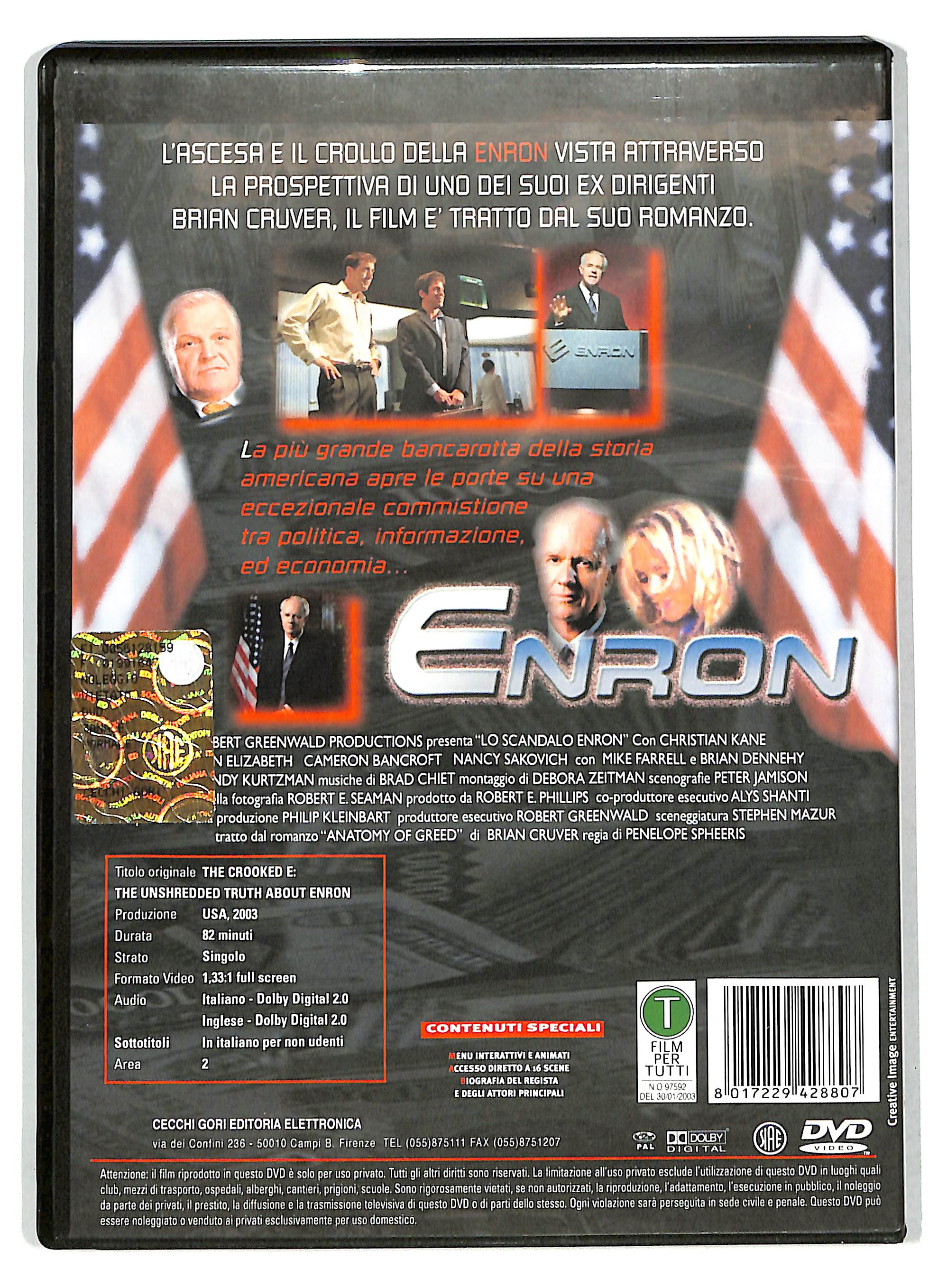 EBOND Lo scandalo-La verita dietro la truffa del secolo ENRON DVD DB752858 - Image 2