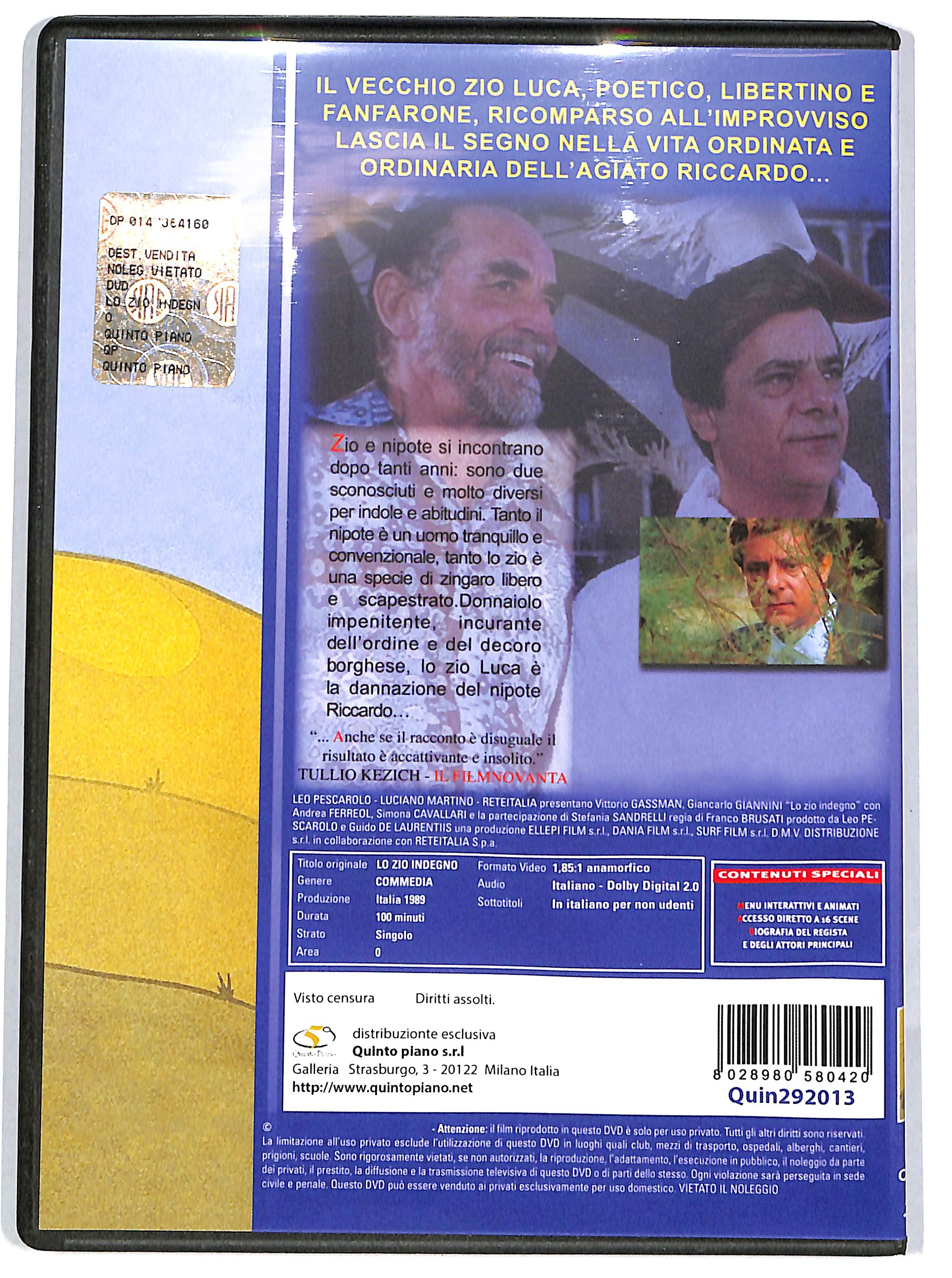 EBOND Lo zio indegno DVD DB751350 - Image 2