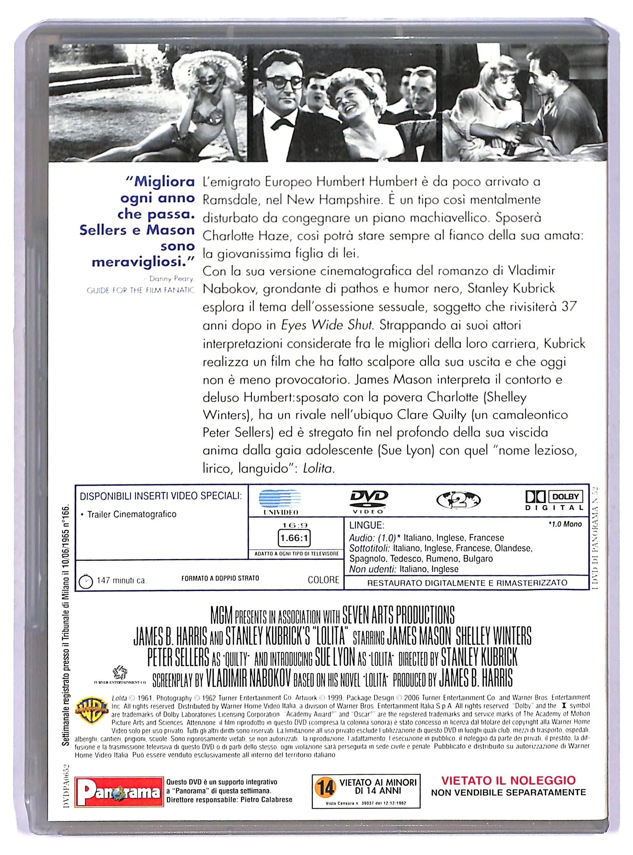EBOND Lolita EDITORIALE DVD DB749623 - Image 2