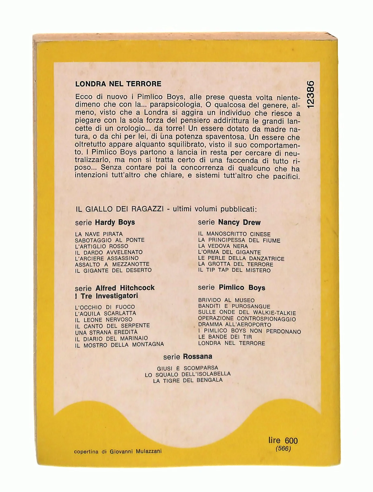 EBOND Londra Nel Terrrore Paul Dorval Giallo Ragazzi Mondadori Libro LI048752 - Image 2