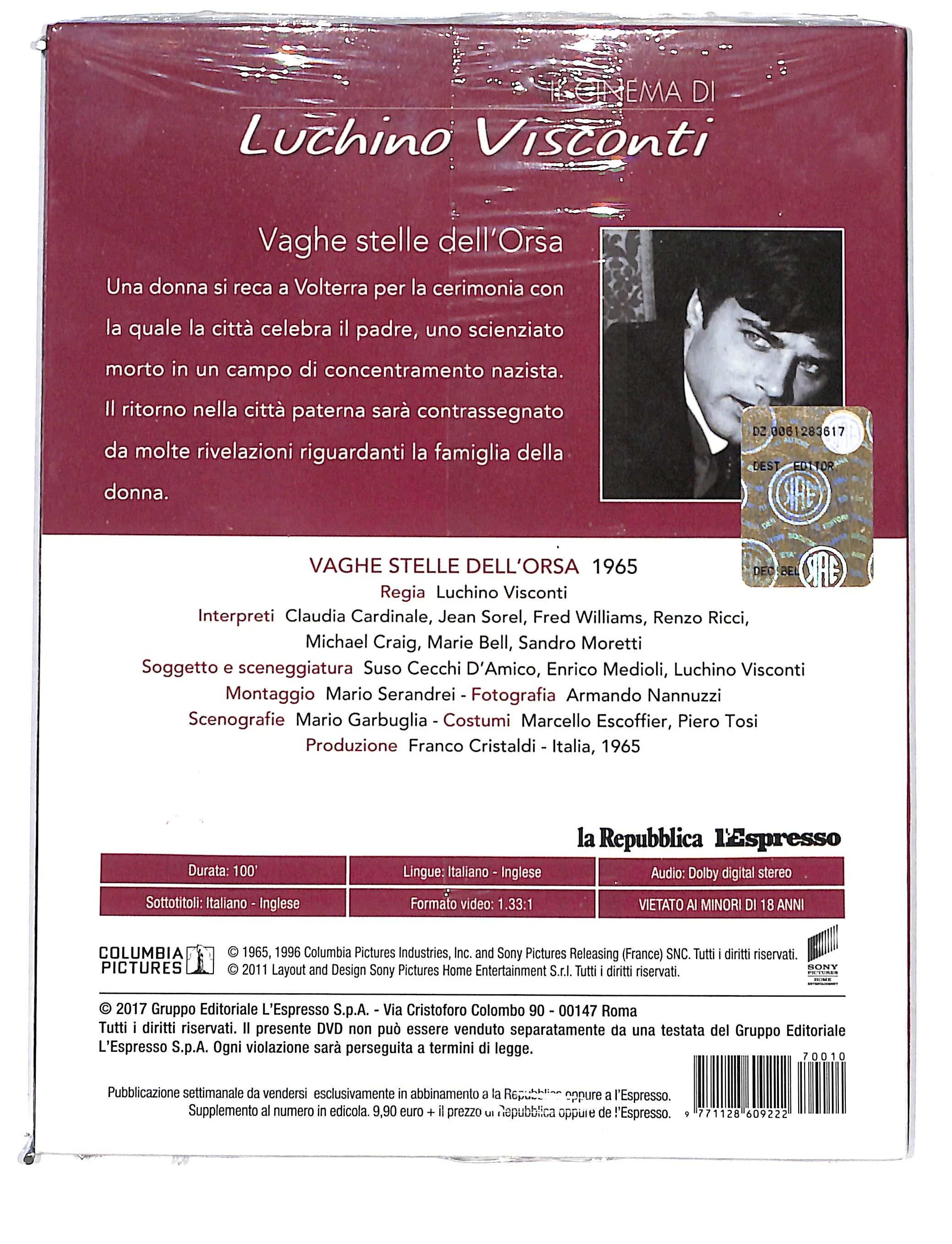 EBOND Luchino Visconti Vaghe stelle dell'orsa vol.10 EDITORIALE DVD DB670126 - Image 2