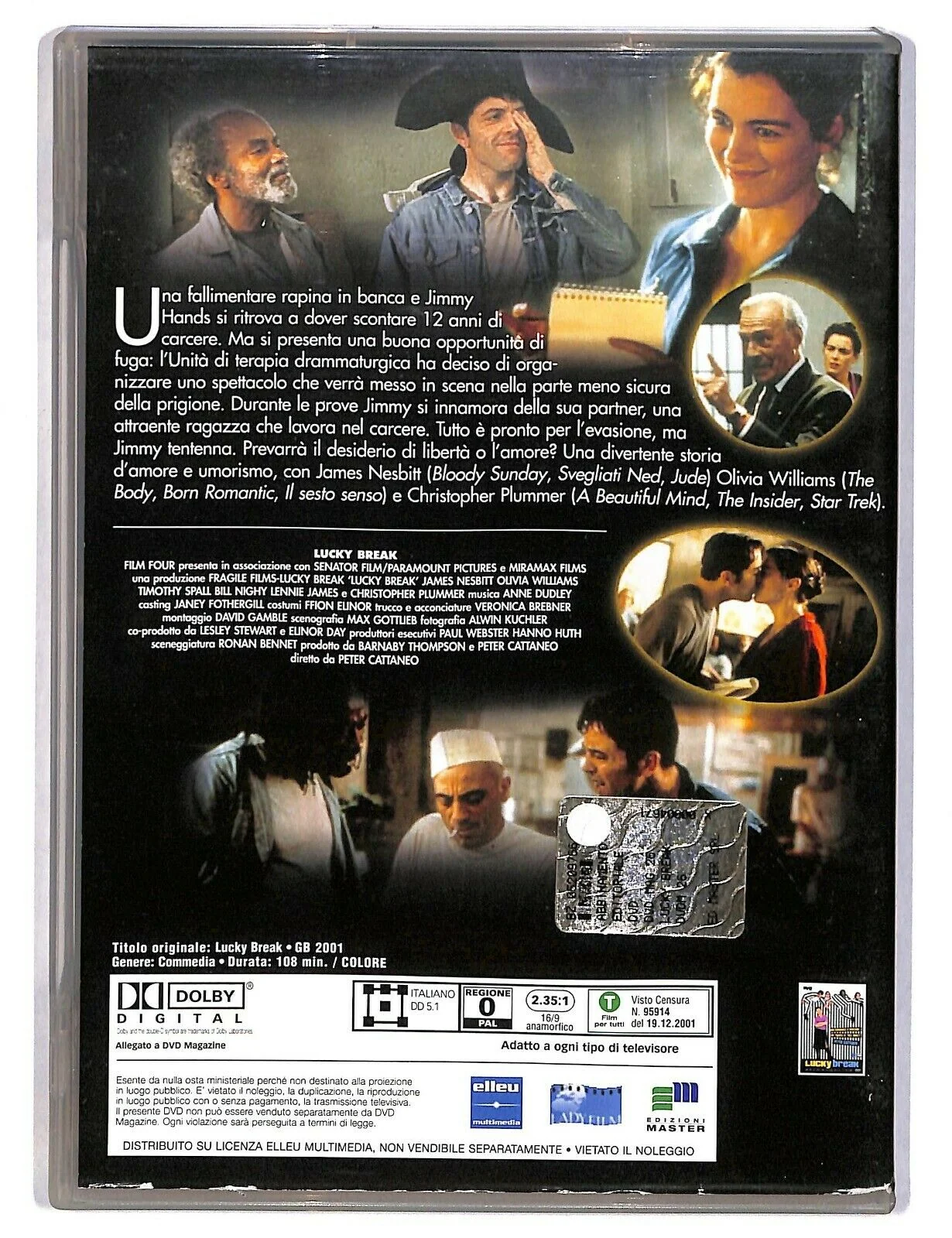 EBOND Lucky Break (2001) Di Peter Cattaneo Editoriale DVD DB771560 - Image 2