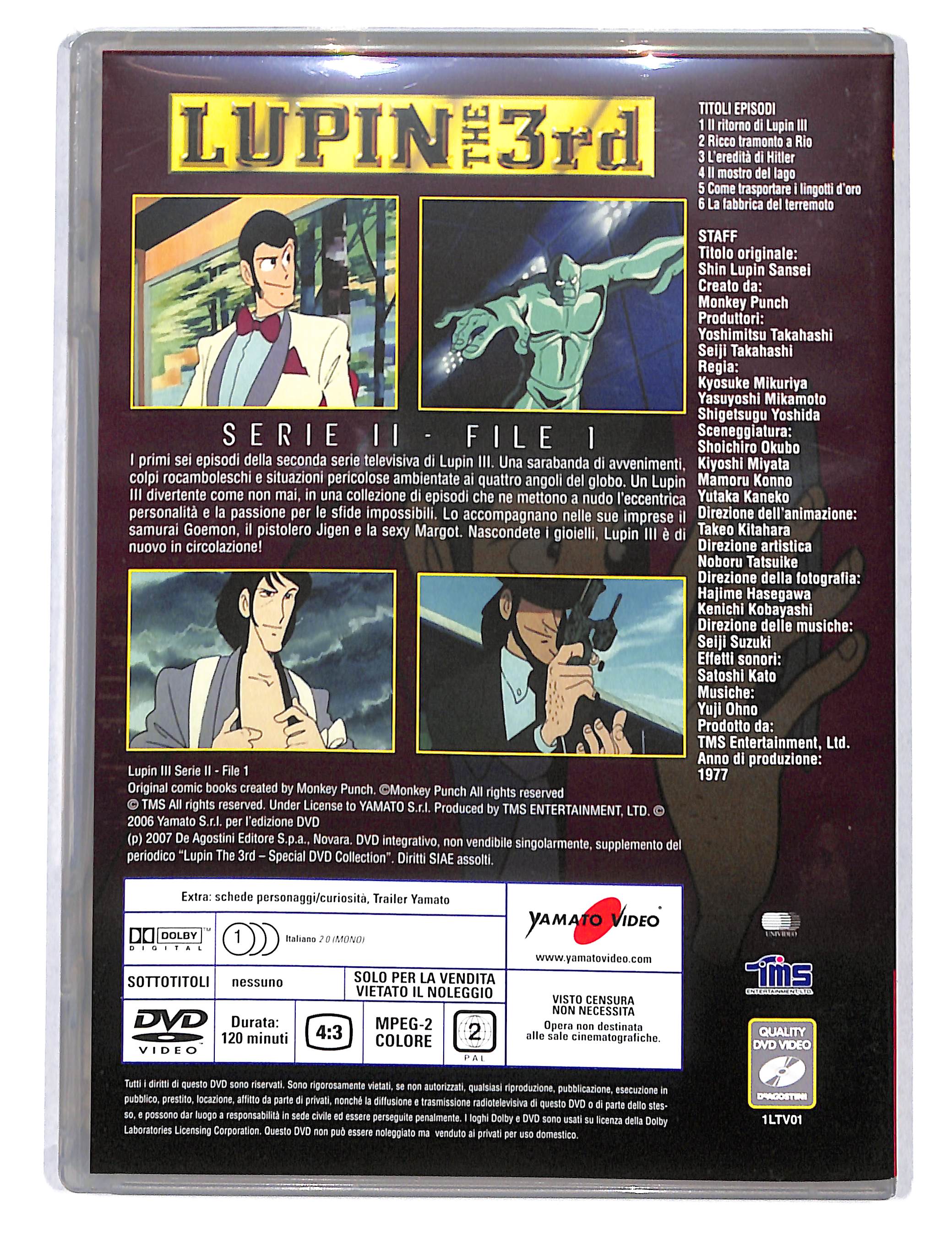 EBOND Lupin the 3rd Serie II - File 1 EDITORIALE DVD DB750458 - Image 2