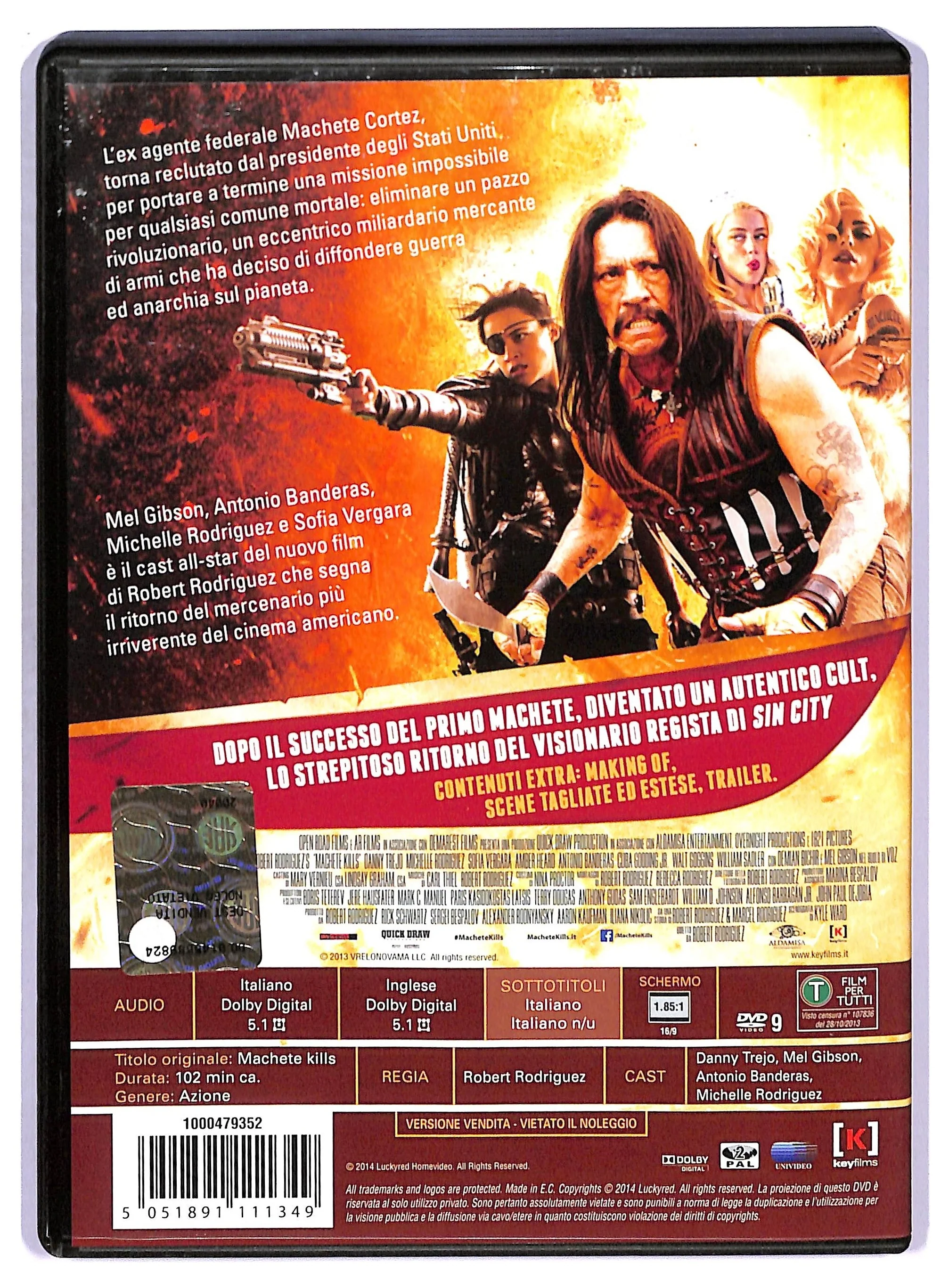 EBOND Machete Kills NOLEGGIO DVD DB725150 - Image 2