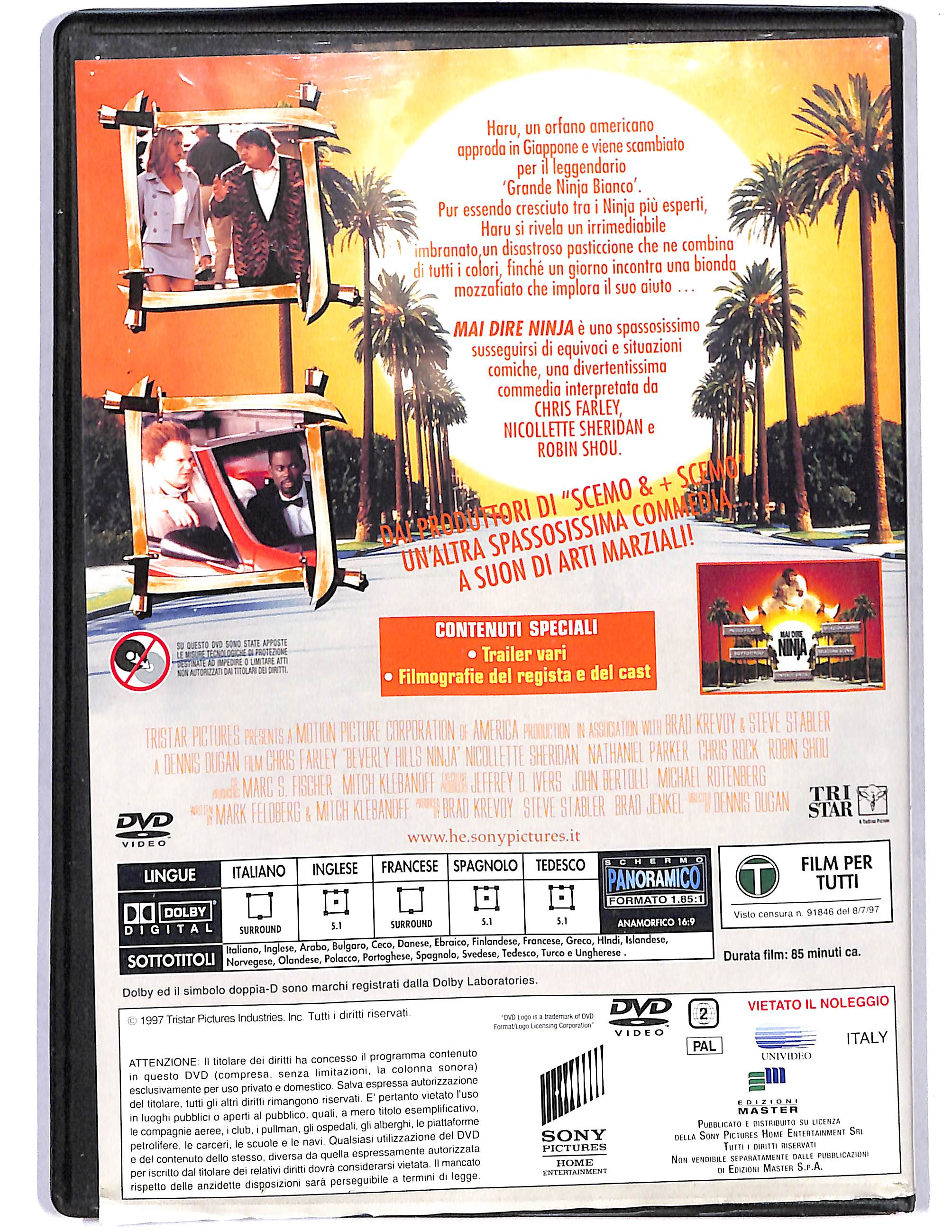 EBOND Mai dire ninja EDITORIALE DVD DB752315 - Image 2
