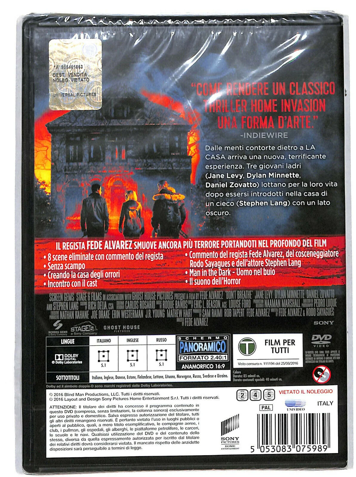 EBOND Man In The Dark NOLEGGIO DVD DB747363 - Image 2
