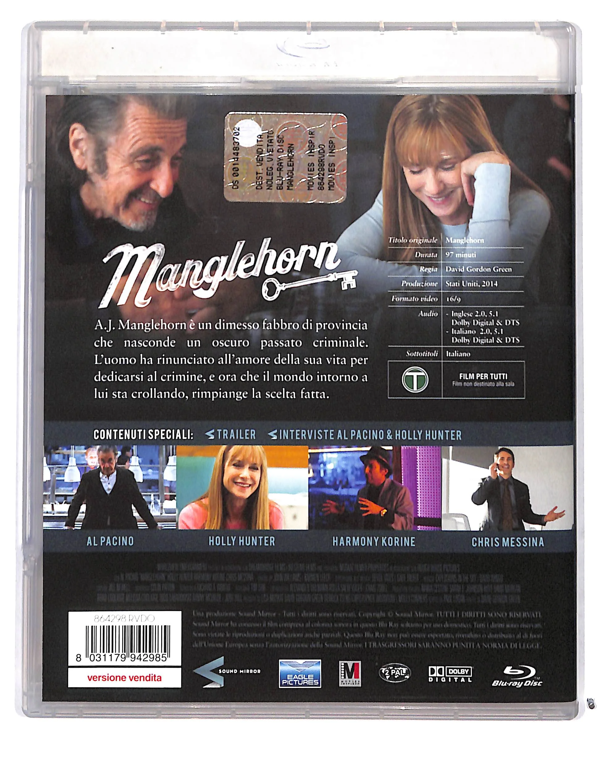 EBOND Manglehorn BLURAY BLURAY DB689702 - Image 2