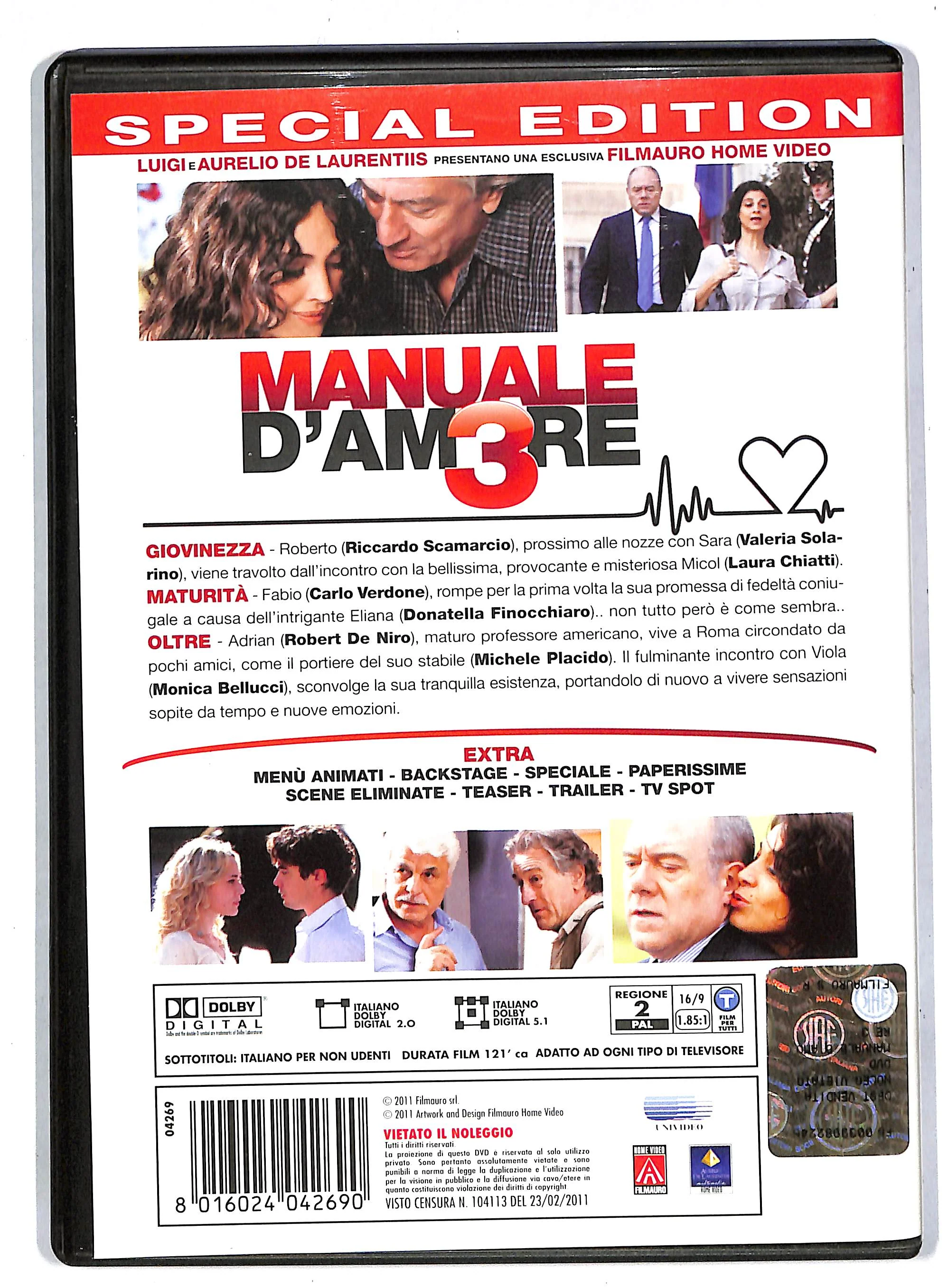 EBOND Manuale d'amore 3 EDIZIONE SPECIALE NOLEGGIO DVD DB754701 - Image 2
