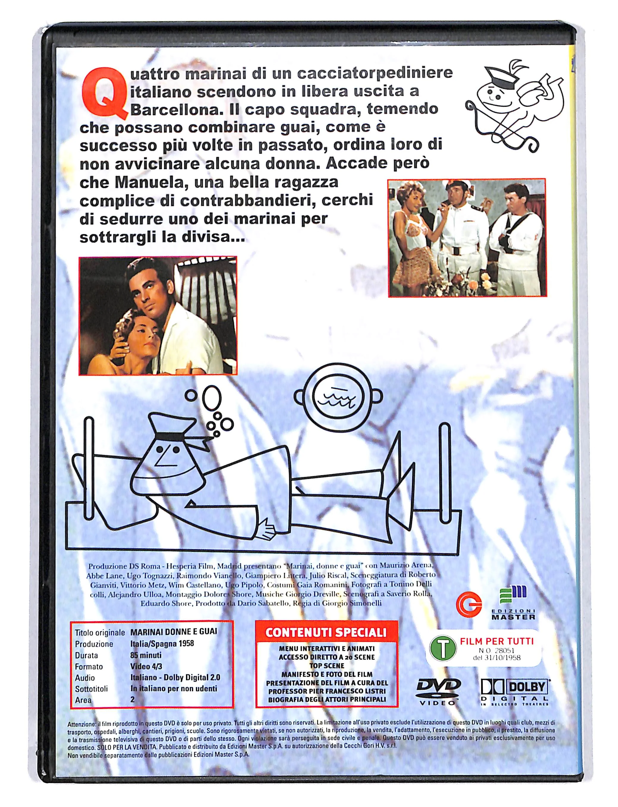 EBOND Marinai donne e guai EDITORIALE DVD DB750744 - Image 2
