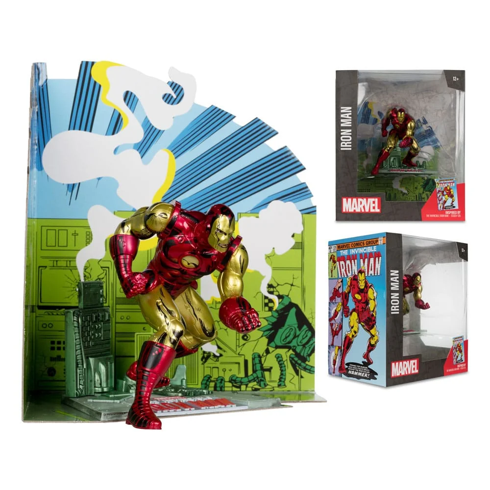 MARVEL PVC STATUE 1/10 IRON MAN (THE INVINCIBLE IRON MAN #126) 11 CM P049546 - Image 4