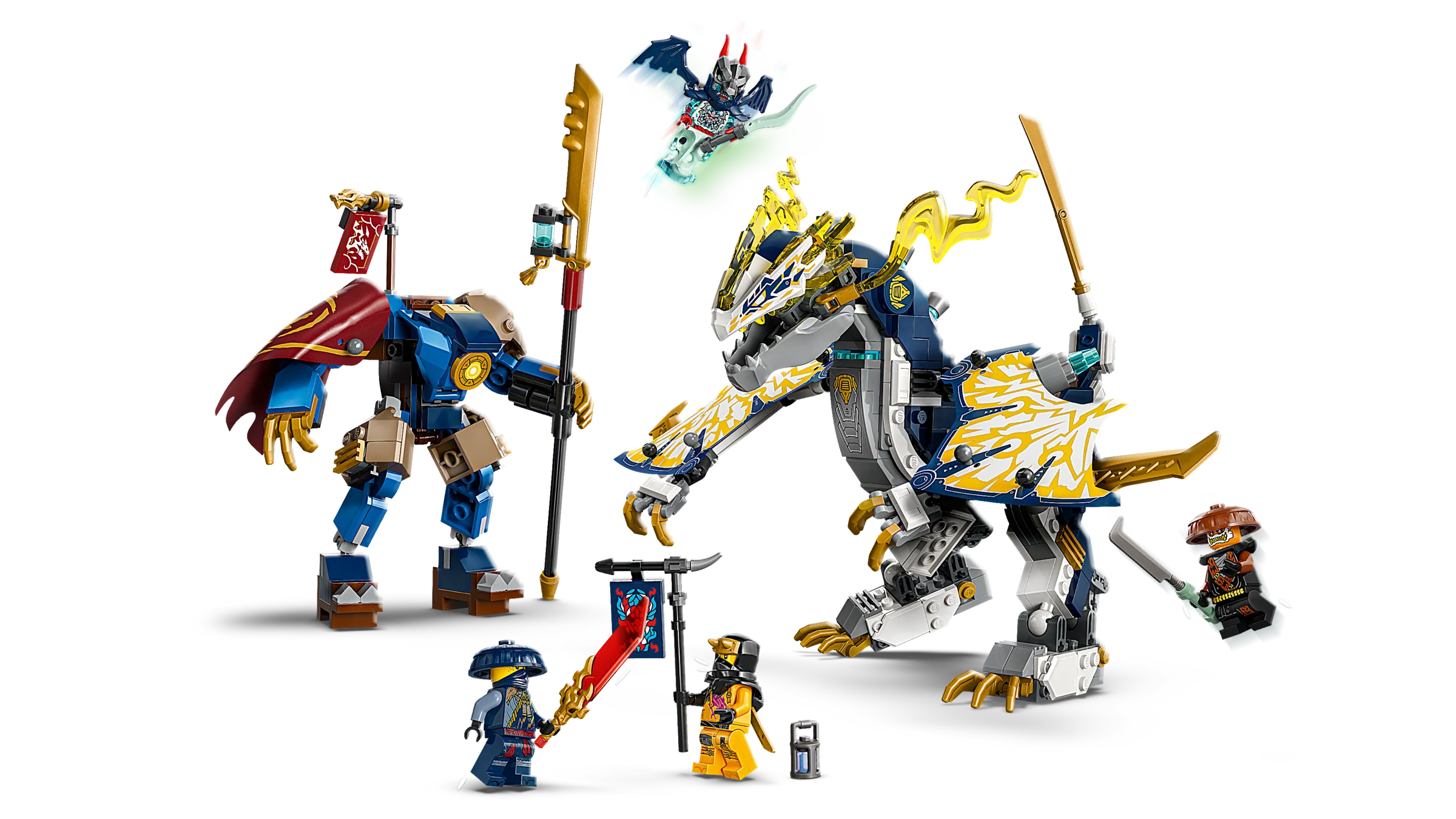LEGO 71843 Mech cavalca-drago di Rogue
