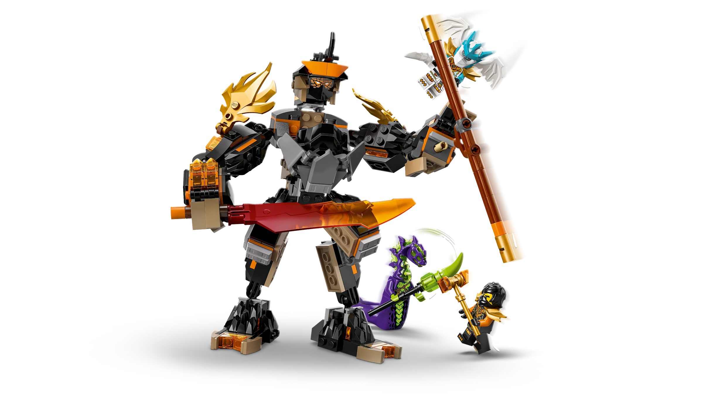 LEGO 71854 Mech della missione di Cole e drago Zane - Image 2