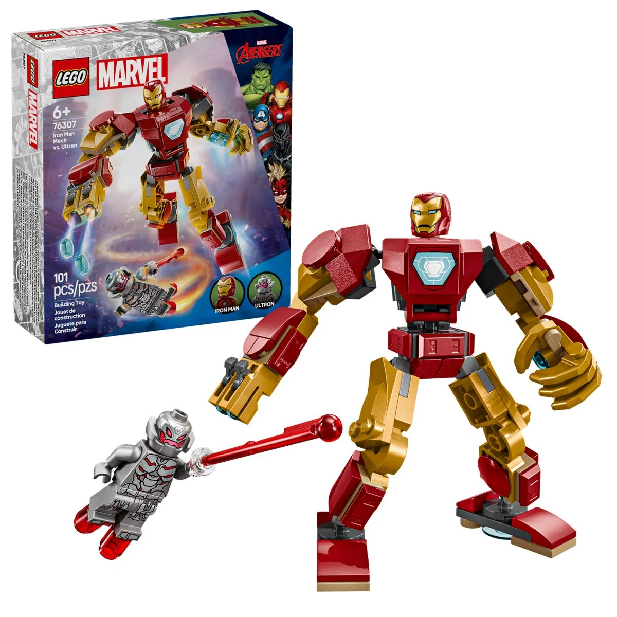 LEGO 76307 Mech di Iron Man contro Ultron - Image 4