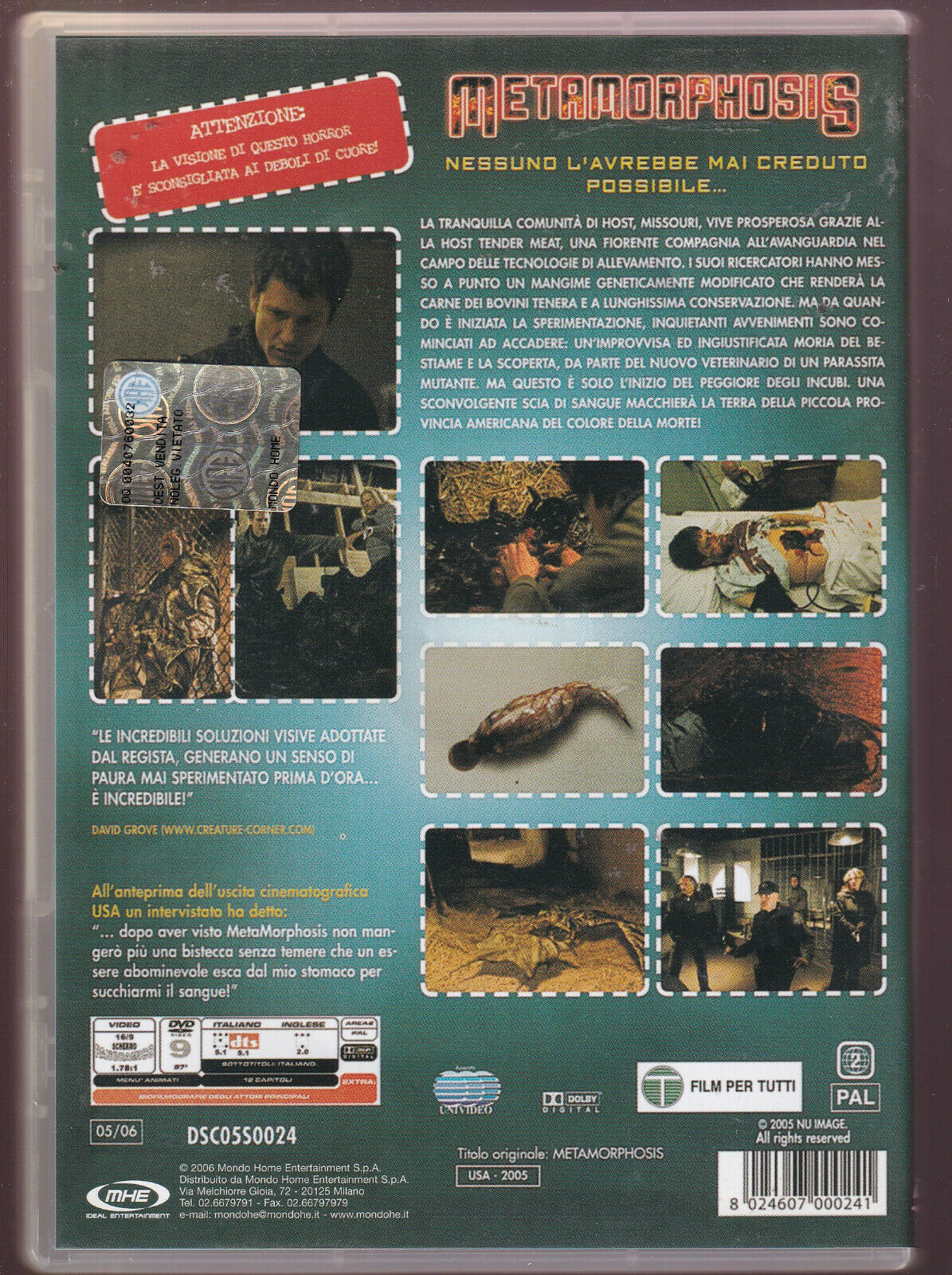 EBOND Metamorphosis DVD DB738855 - Image 2