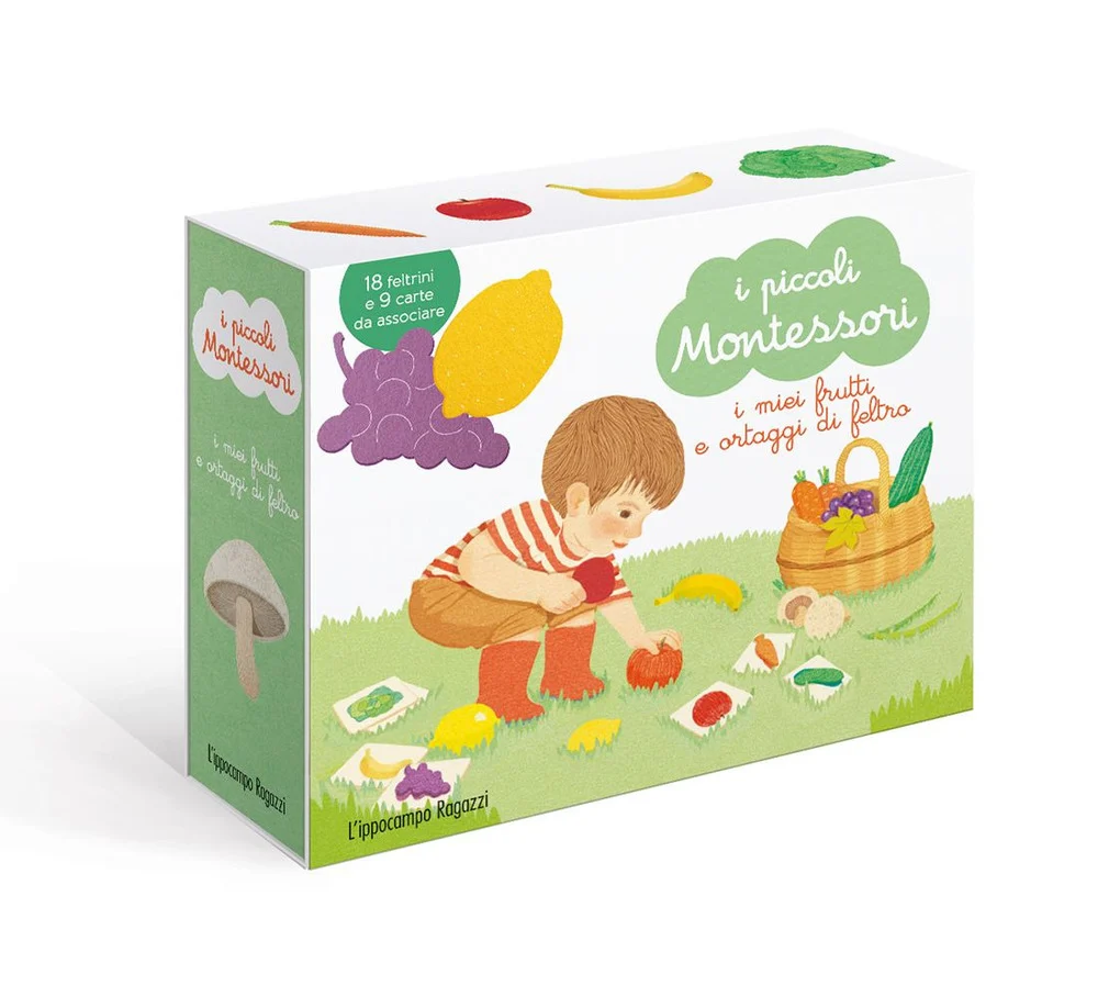 Miei Frutti Ortaggi Di Feltro. I Piccoli Montessori. Ediz. Illustrata. Con Prodo - Roubieu Delphine