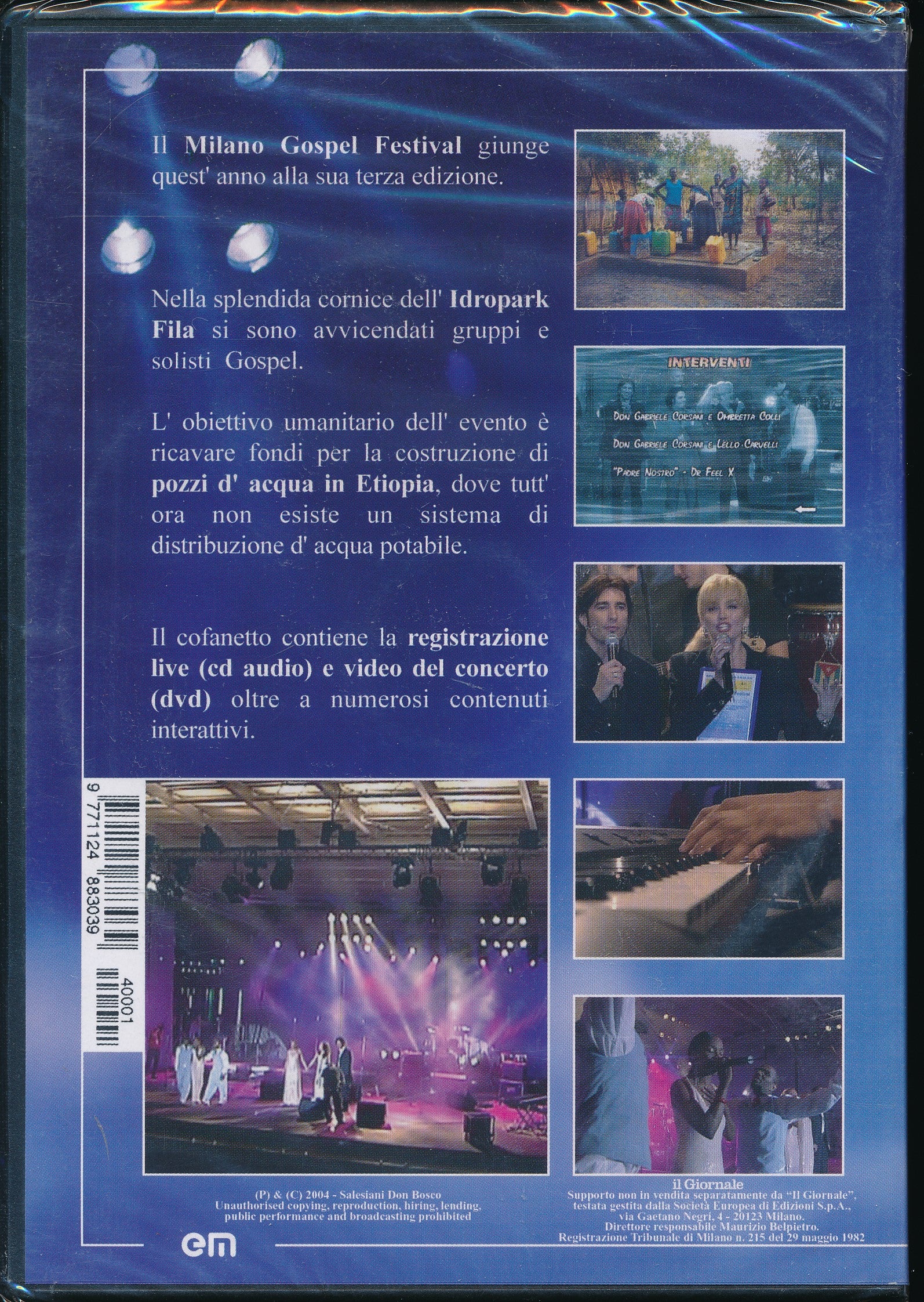 EBOND Milano Gospel Festival - Edizione 3 DVD DB759609 - Image 2