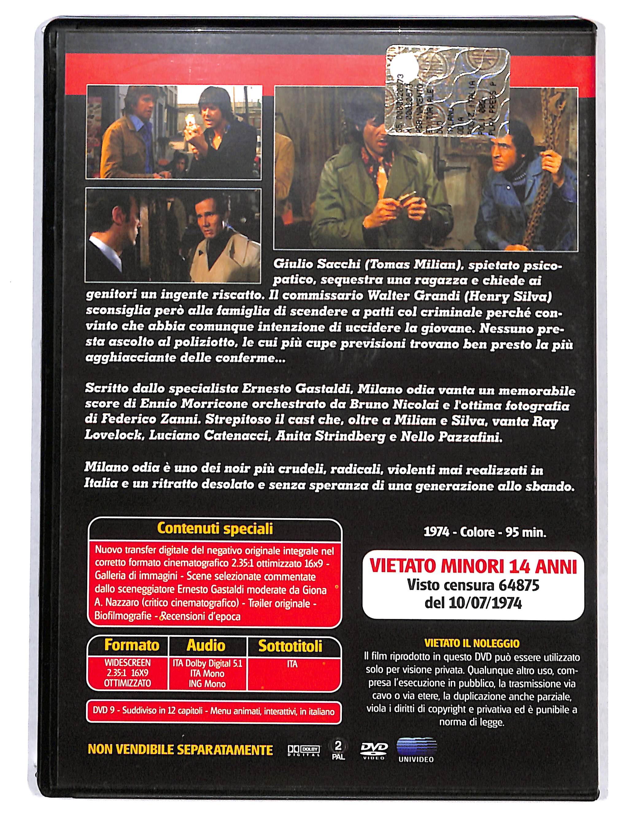 EBOND Milano odia - la polizia non puo sparare DVD DB723139 - Image 2