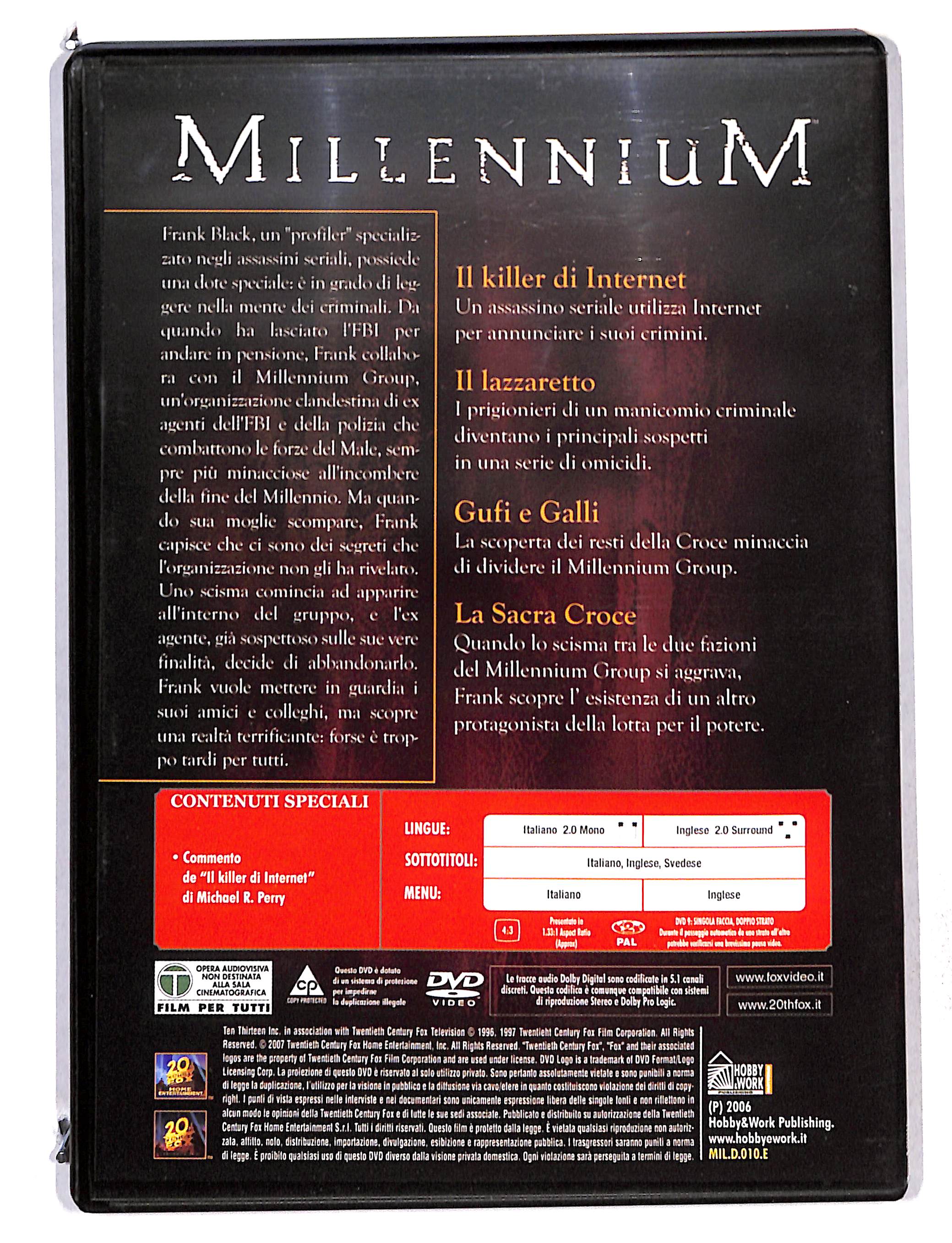 EBOND Millennium Seconda Stagione vol 10 EDITORIALE DVD DB768645 - Image 2