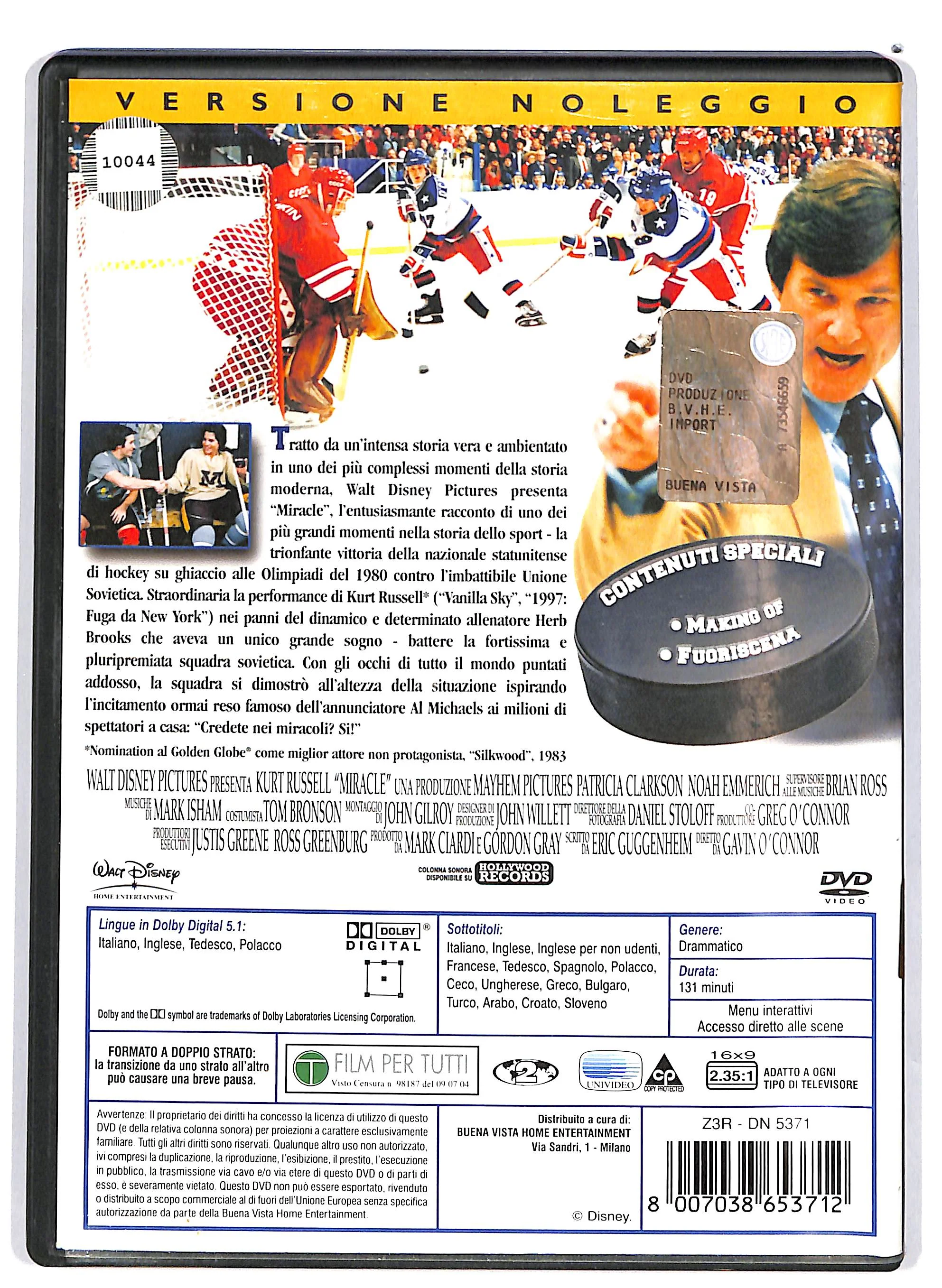 EBOND Miracle NOLEGGIO DVD DB764462 - Image 2