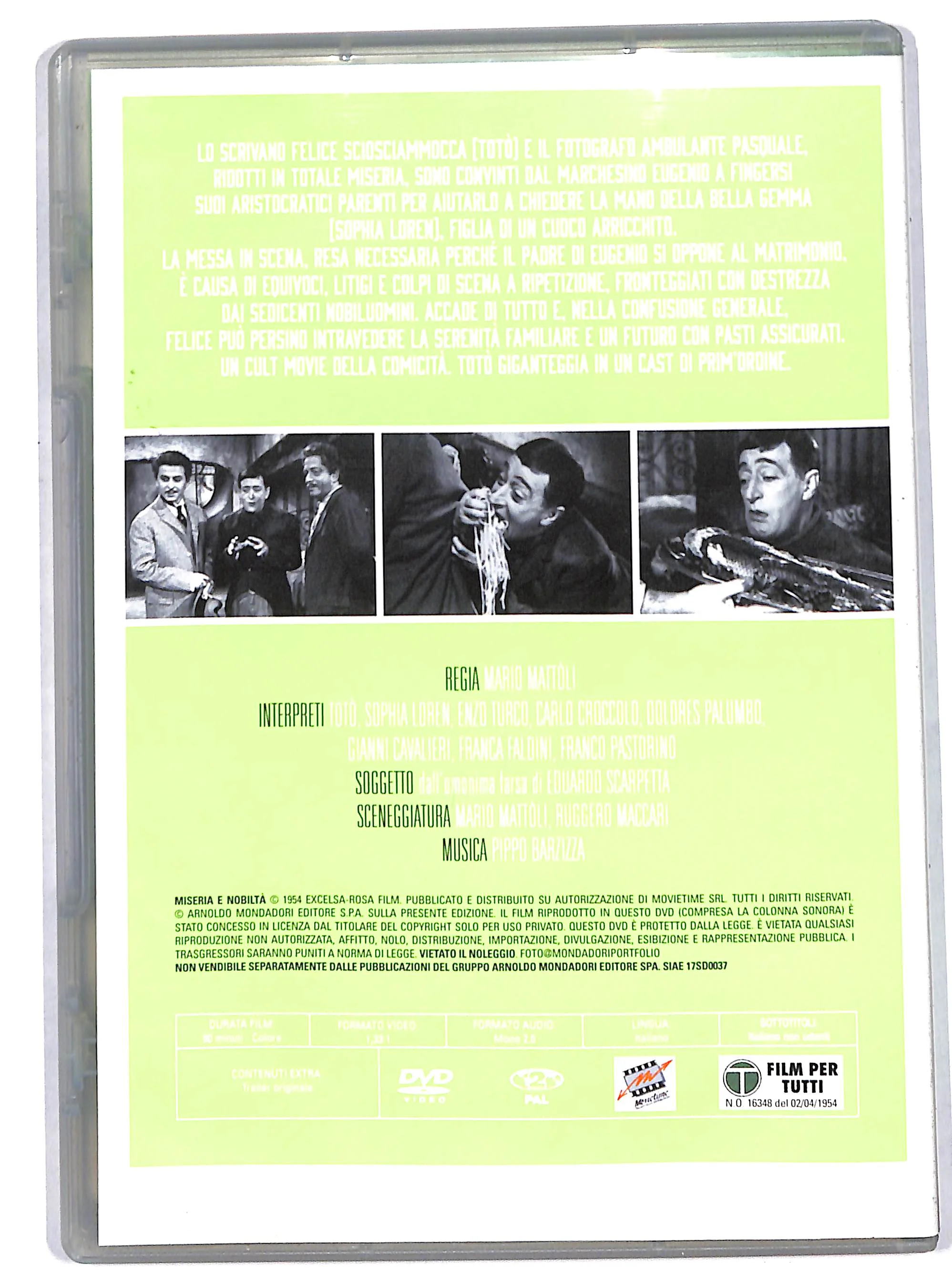 EBOND Miseria e nobilta EDITORIALE DVD DB729352 - Image 2