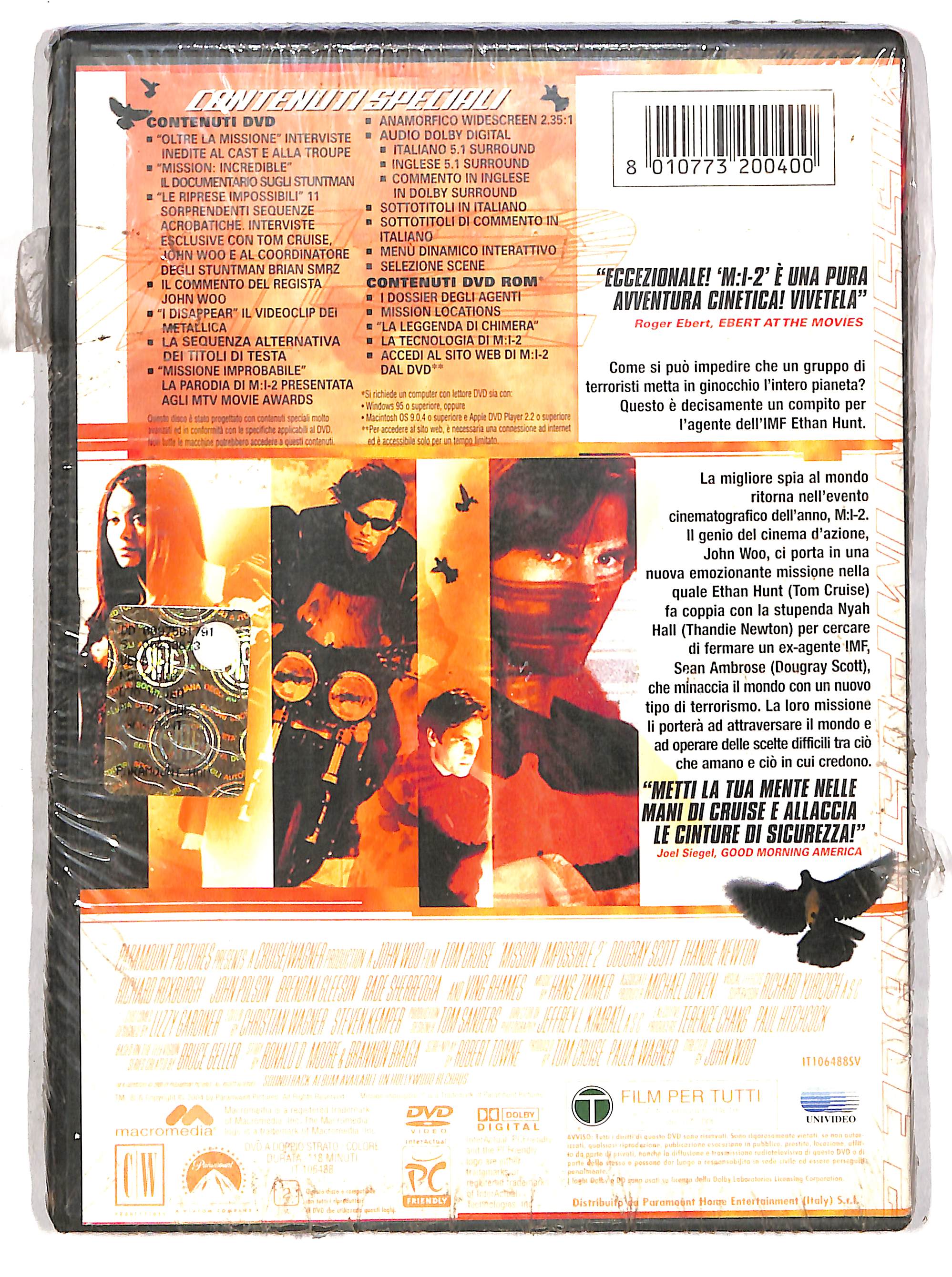 EBOND Mission: Impossible 2 DVD DB740336 - Image 2