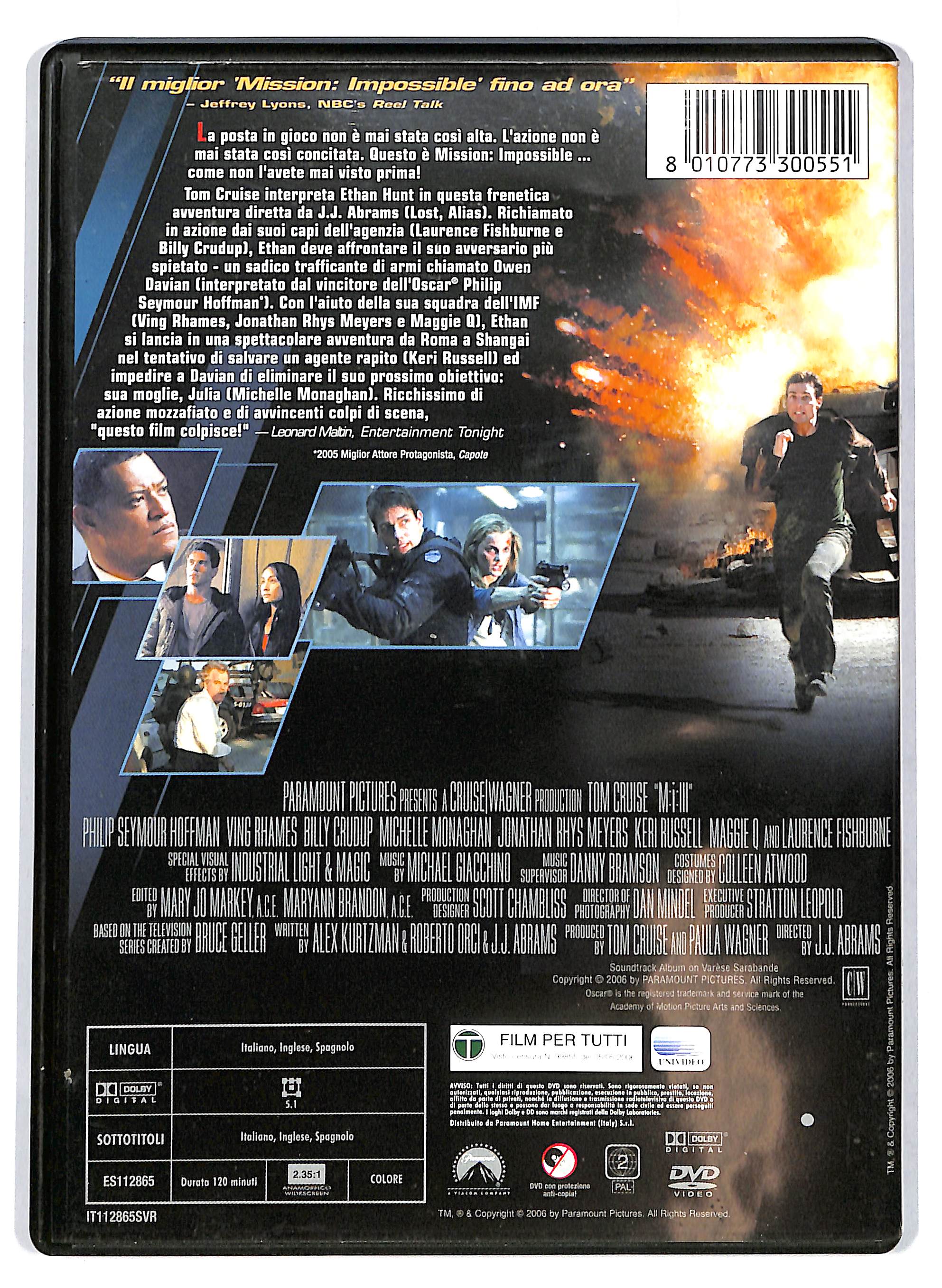 EBOND Mission Impossible 3 NOLEGGIO DVD DB748125 - Image 2