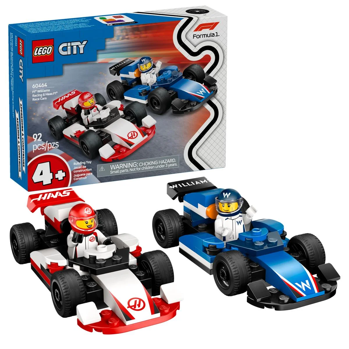 LEGO 60464 Monoposto Williams Racing e Haas F1® - Image 4