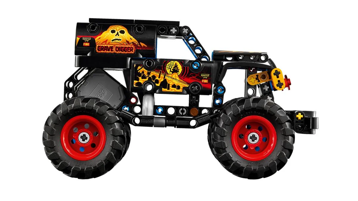 LEGO 42219 Monster Jam™ Grave Digger™ Fuoco e Ghiaccio - Image 4