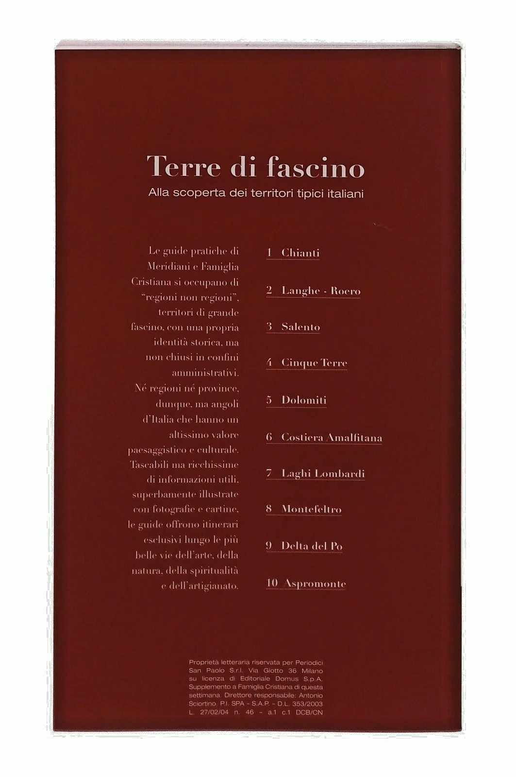 EBOND Montefeltro Terre Di Fascino Meridiani Famiglia Cristiana Libro LI048261 - Image 2