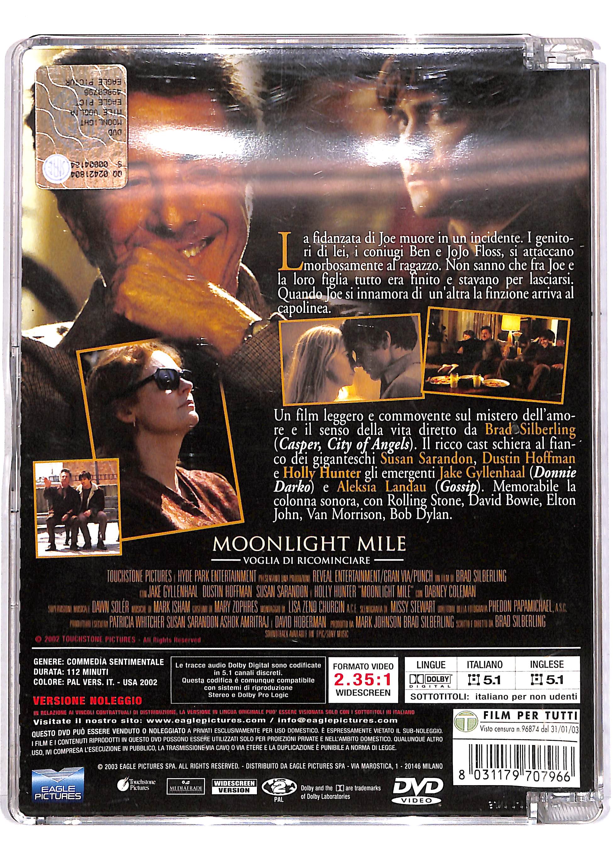 EBOND Moonlight Mile - Voglia di ricominciare SJB DVD DB709735 - Image 2