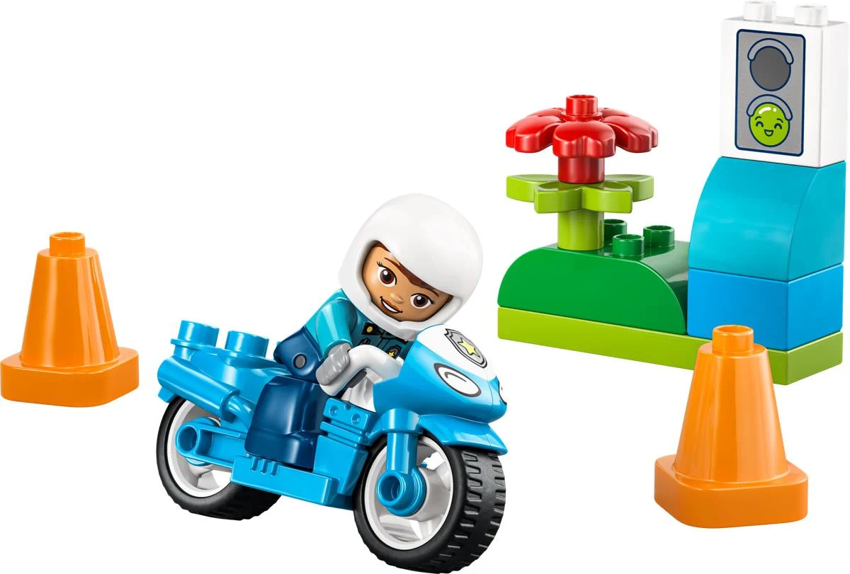 LEGO 10471 Motocicletta blu della Polizia - Image 5