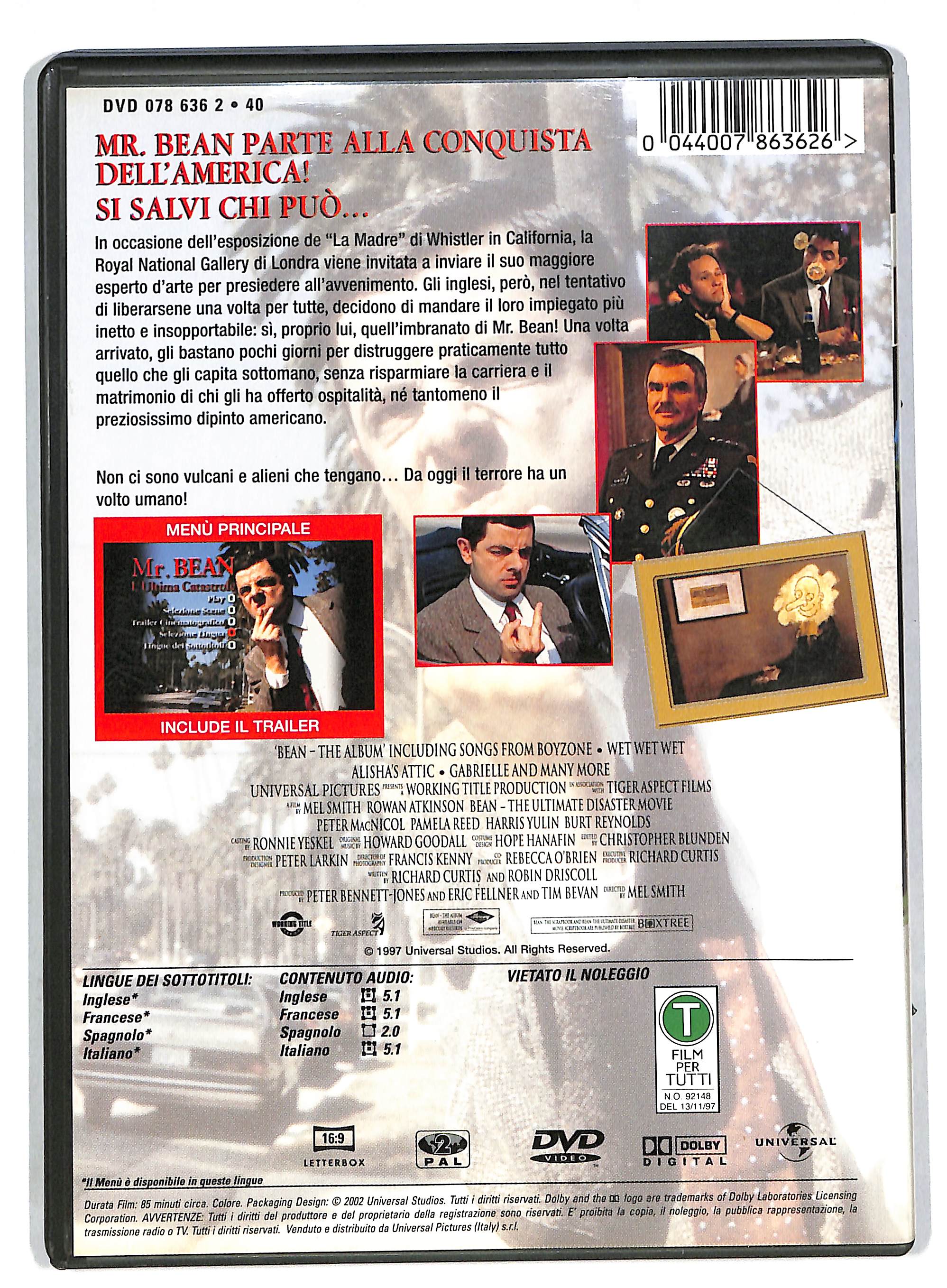 EBOND Mr. Bean - L'ultima catastrofe DVD DB749640 - Image 2