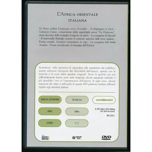 EBOND Mussolini e Il Fascismo L'africa Orientale Italiana Editoriale DVD DB732947 - Image 2