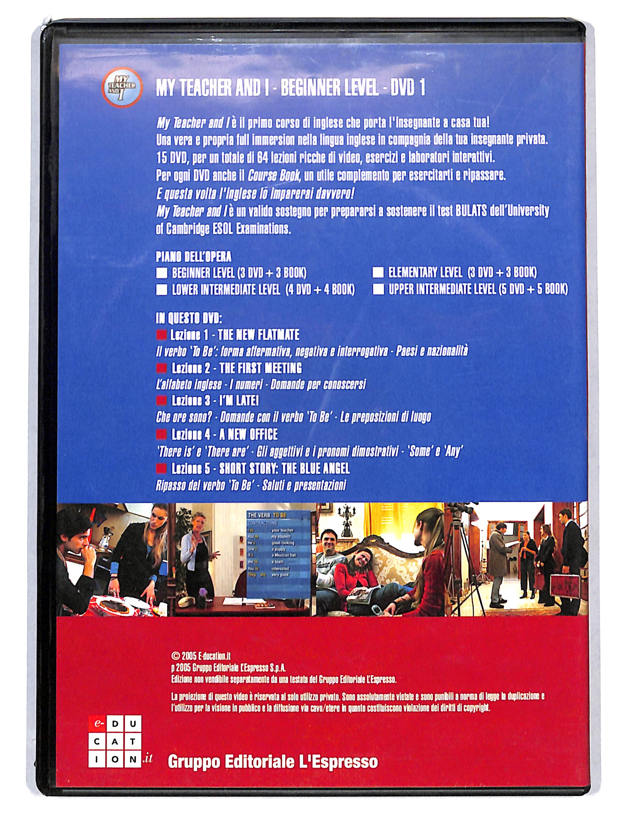 EBOND My Teacher and I - Beginner level vol.1 EDITORIALE DVD DB753850 - Image 2
