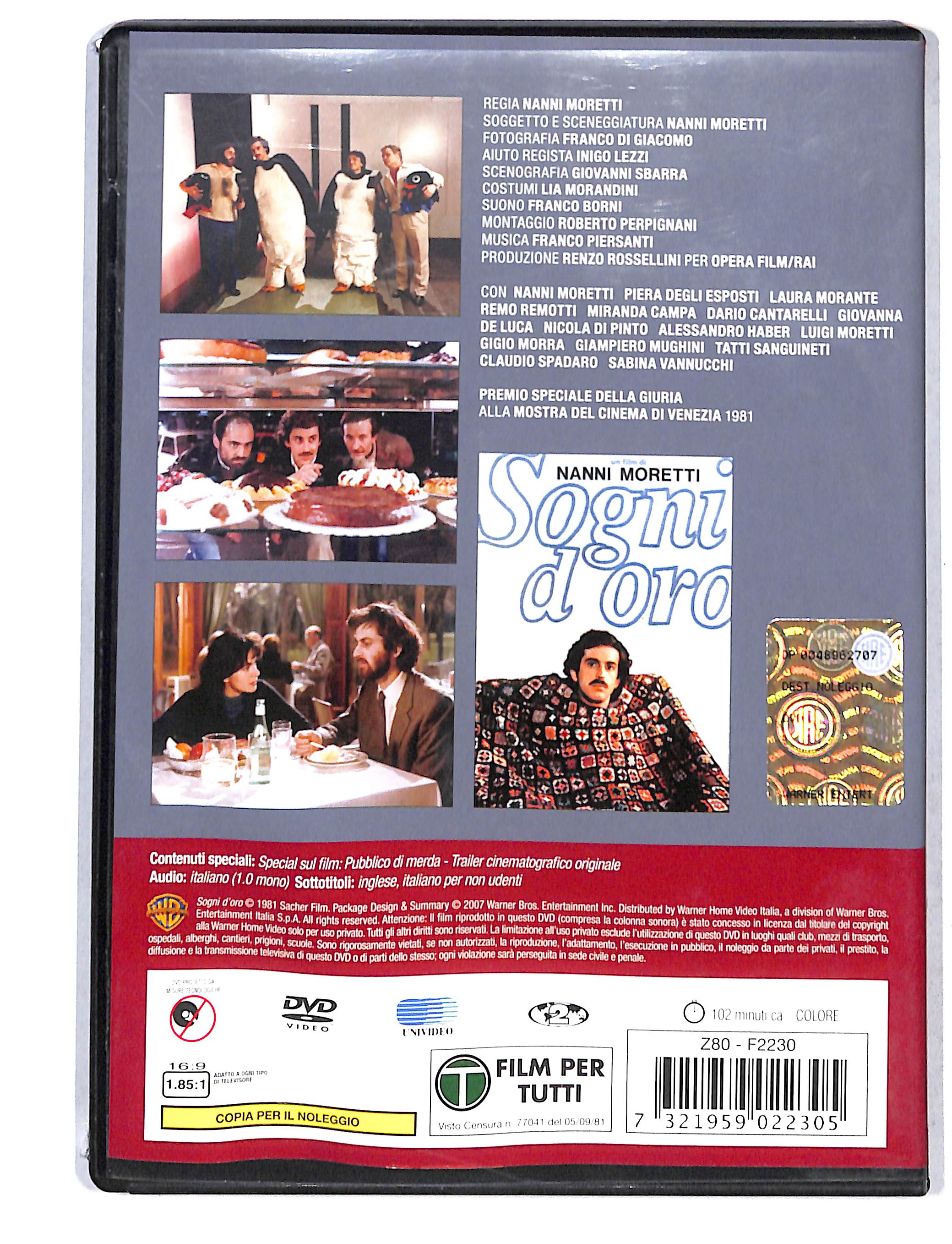 EBOND Nanni Moretti Sogni d'oro 1981 NOLEGGIO DVD DB750408 - Image 2