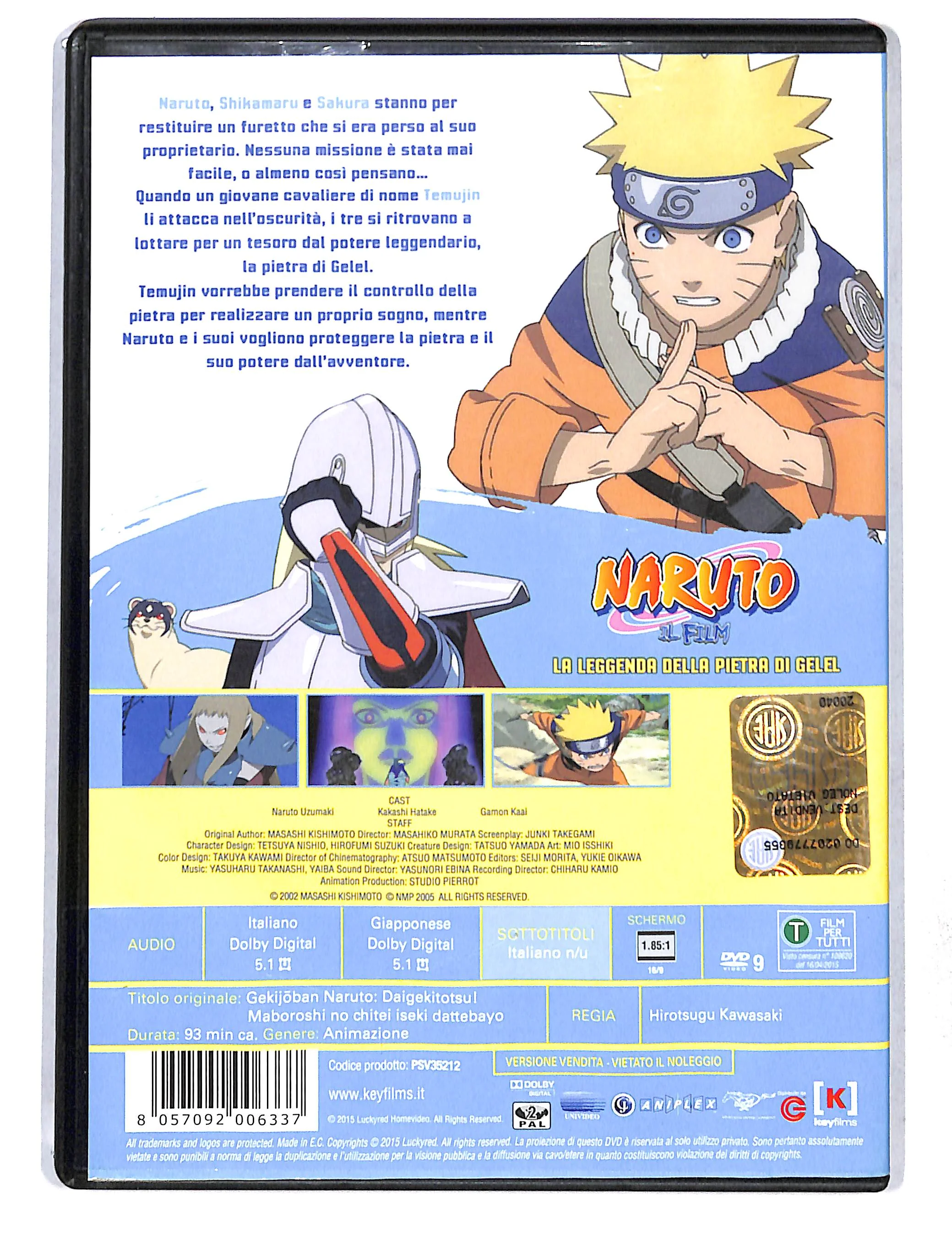 EBOND Naruto Il Film - La Leggenda Della Pietra Di Gelel DVD DB750415 - Image 2