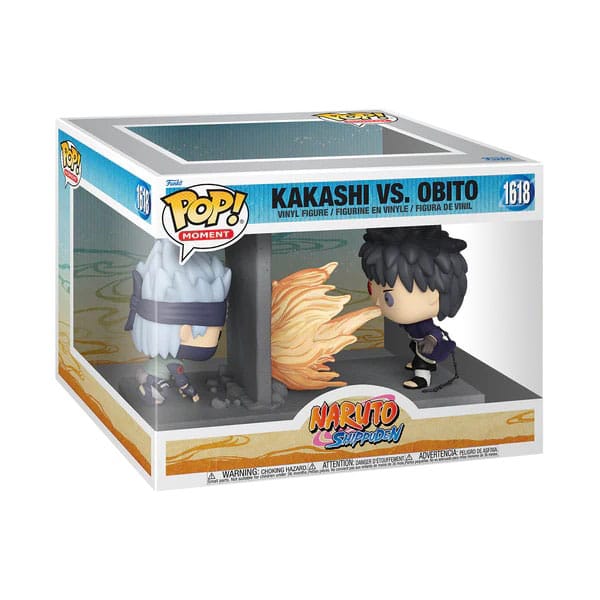 NARUTO POP! MOMENT VINYL FIGURES KAKASHI VS OBITO 9 CM P038588 - Image 2