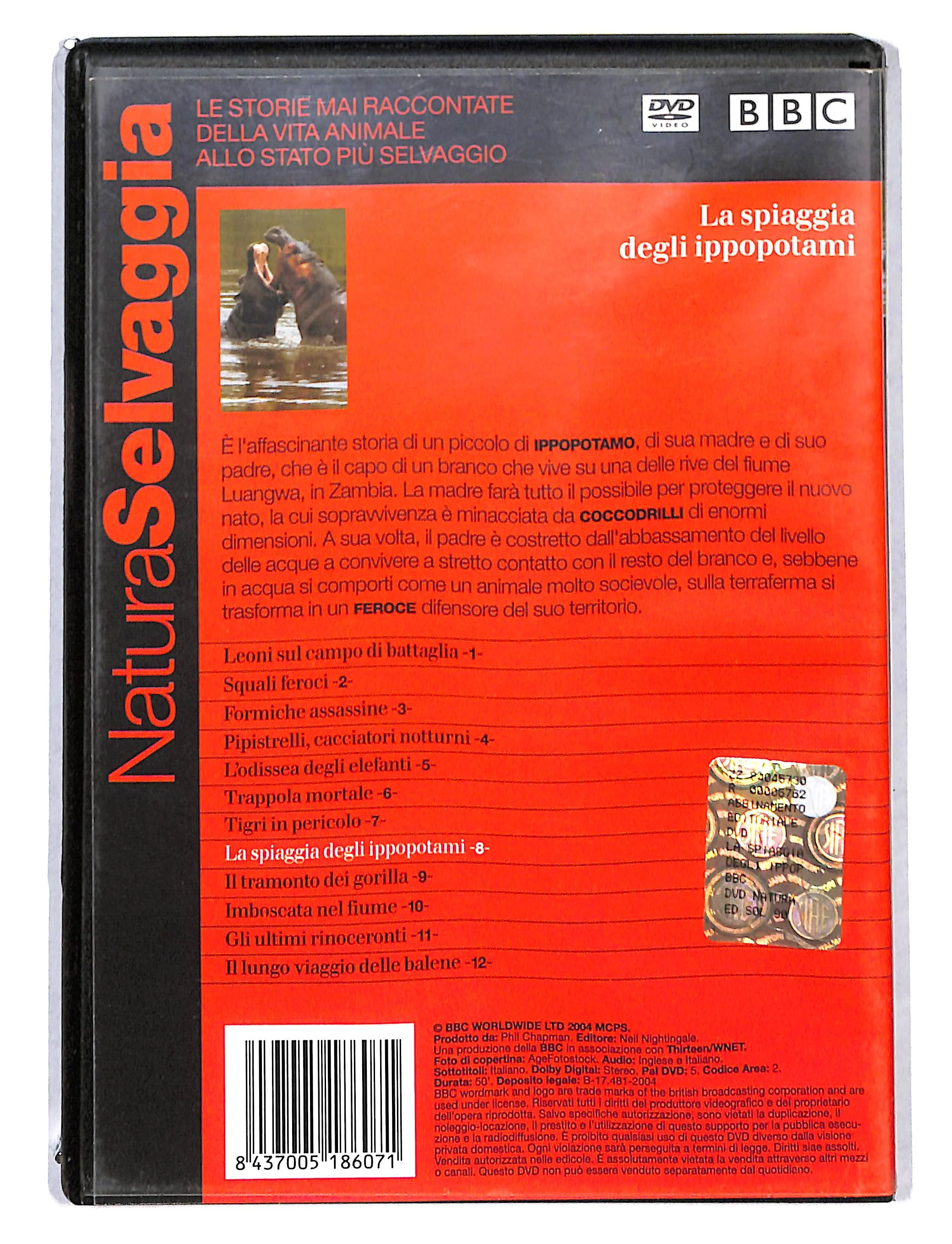 EBOND Natura Selvaggia vol.8 La spaiggia degli ippopotami DVD DB735841 - Image 2
