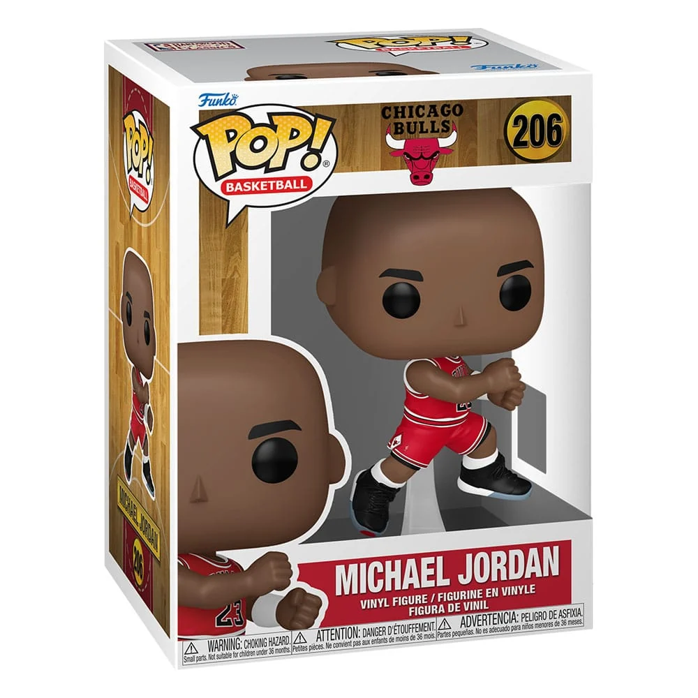 NBA LEGENDS POP! SPORTS VINYL FIGURE BULLS- MICHAEL JORDAN('89) "THE SHOT" 9 CM P039681 - Image 2